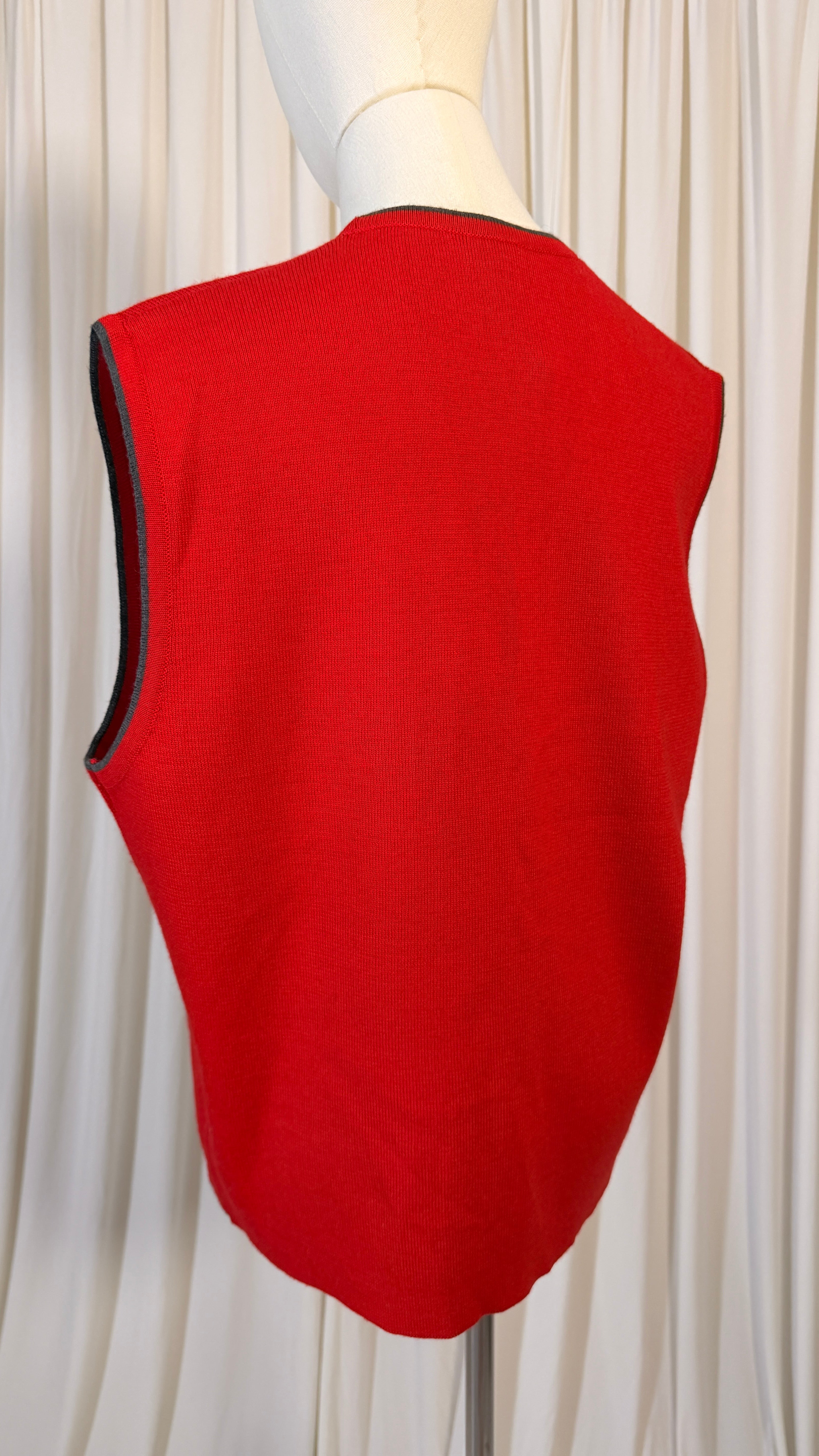 Gilet Vintage Rouge [L]