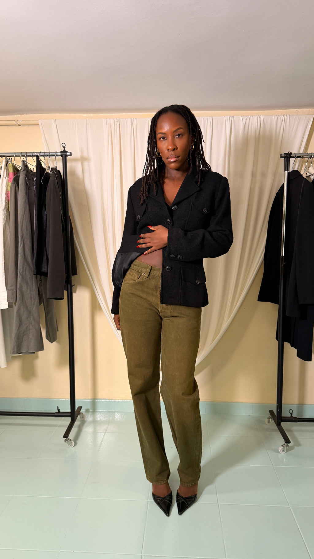 Vintage Levi’s 501 Army Green [40]
