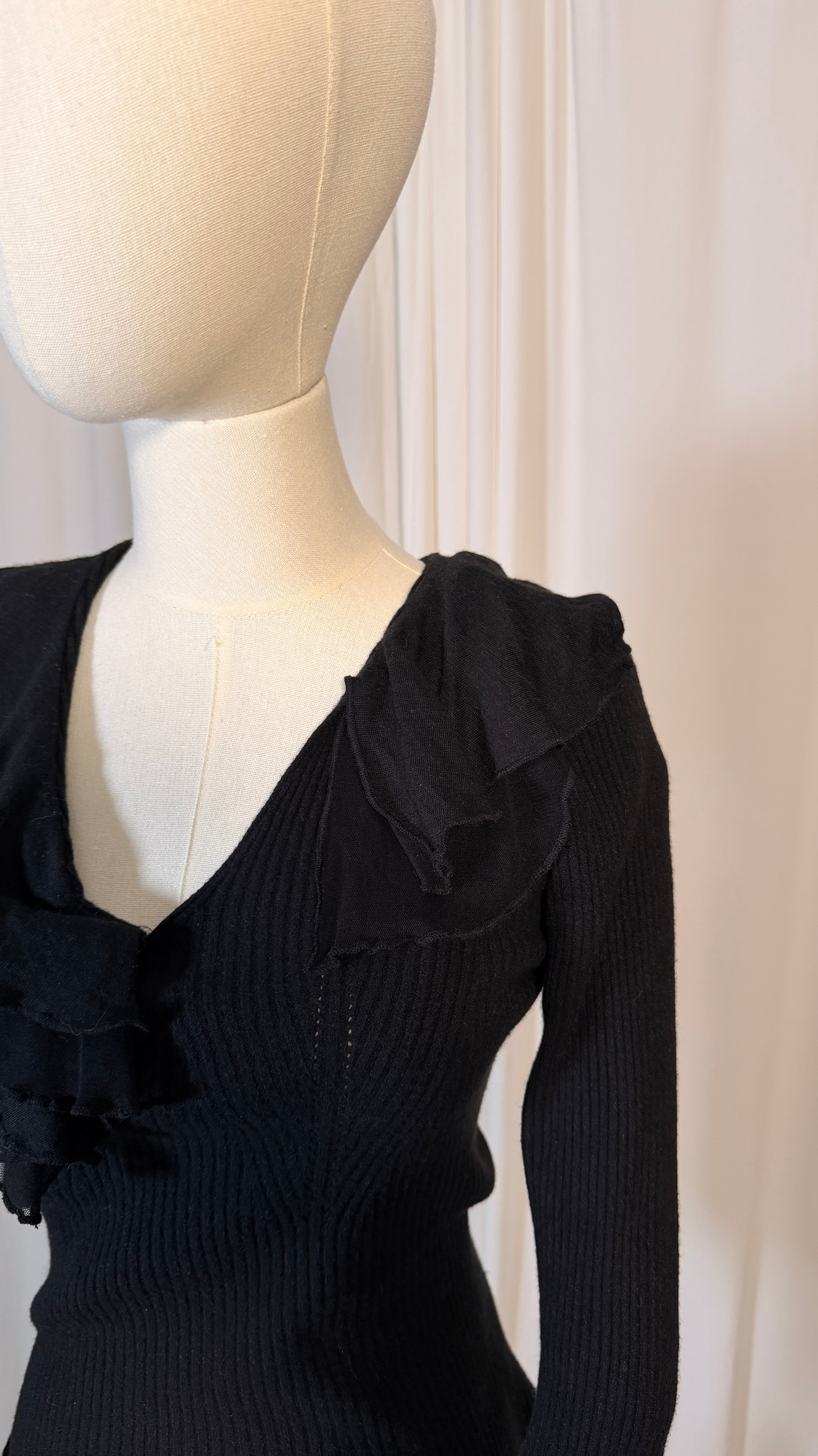 Pull vintage à volants [S/M]