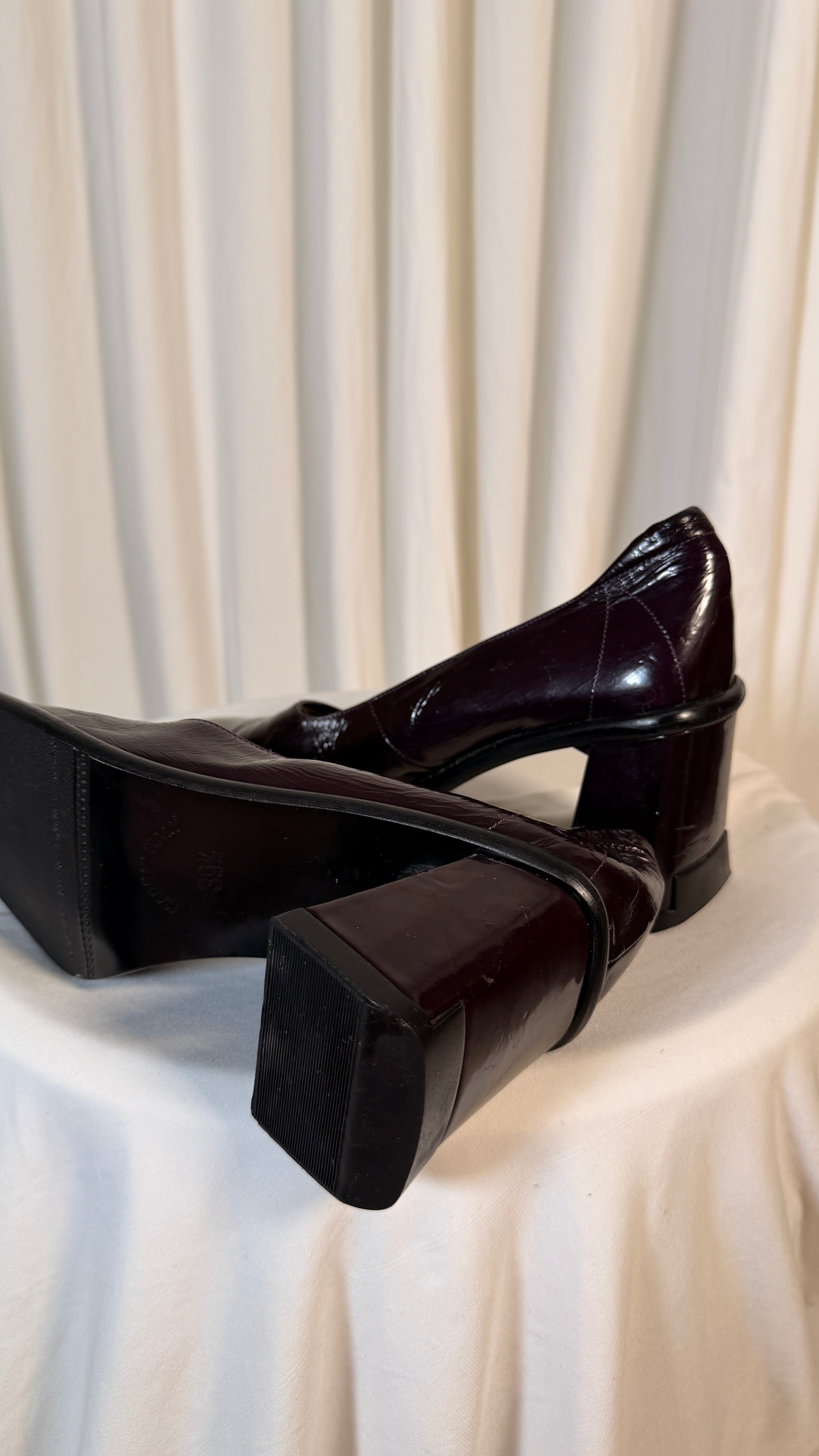 Vintage Square Toe Heels [39] – Ruhu Vintage