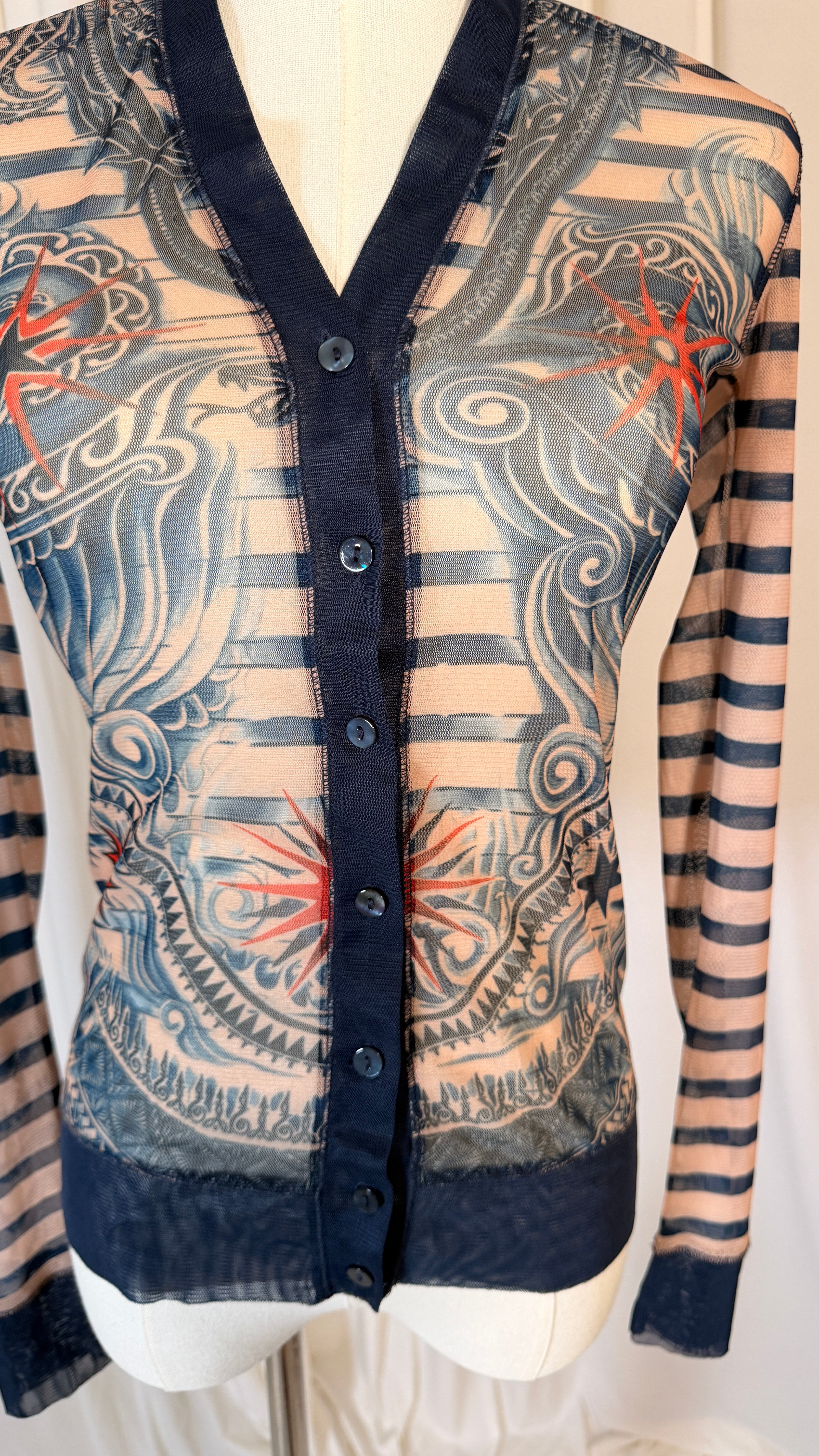 Jean Paul Gaultier Top- Tattoo Collection