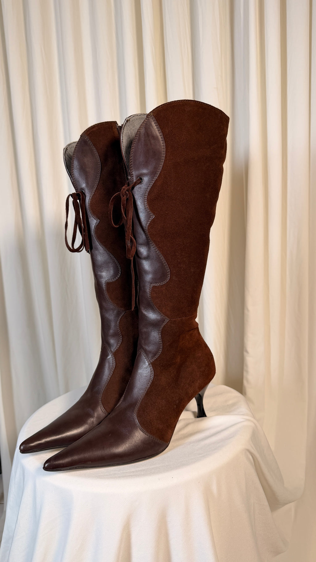 Brown Vintage Leather Boots [39]