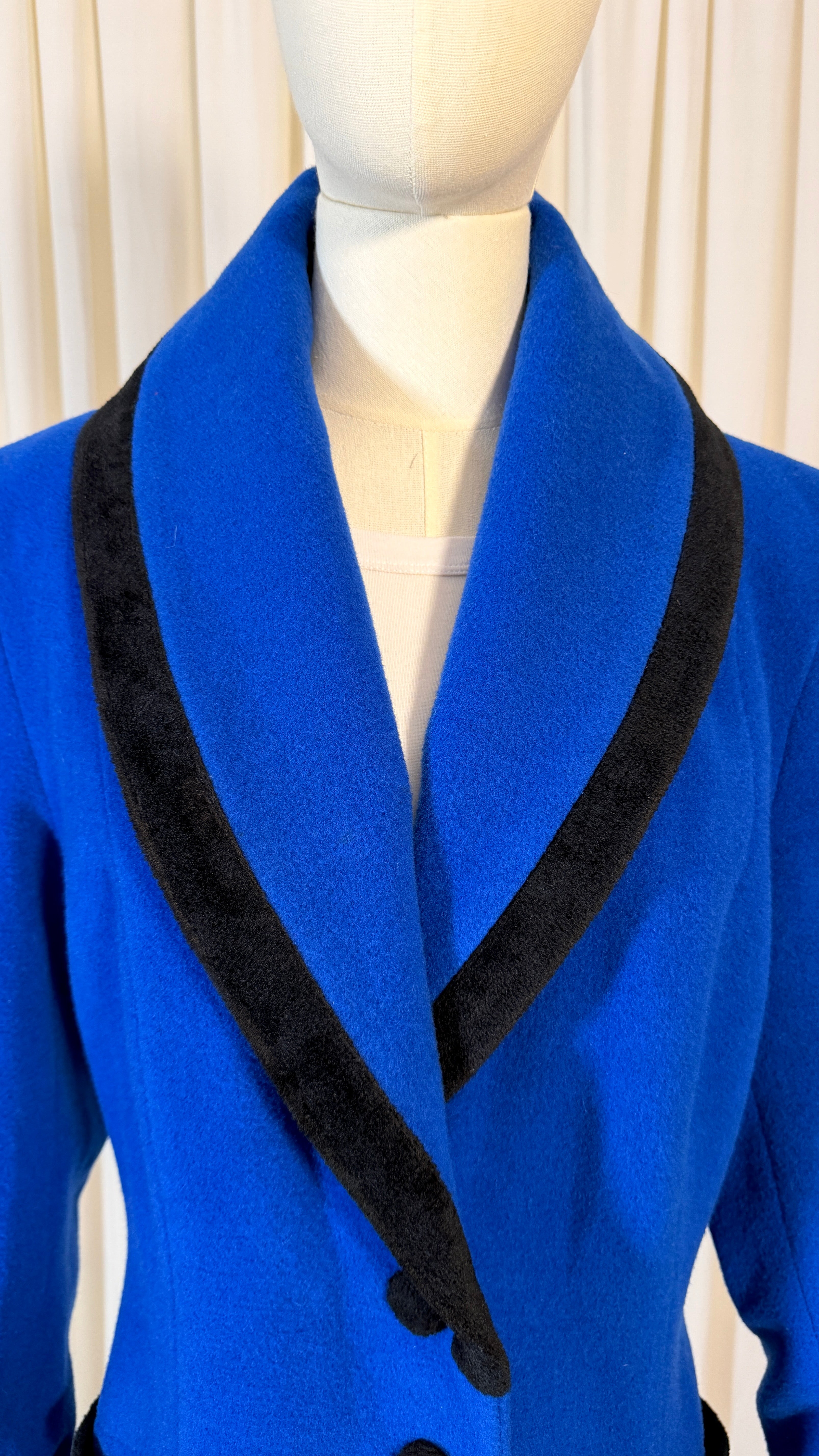 Veste bleue vintage années 80 [M]