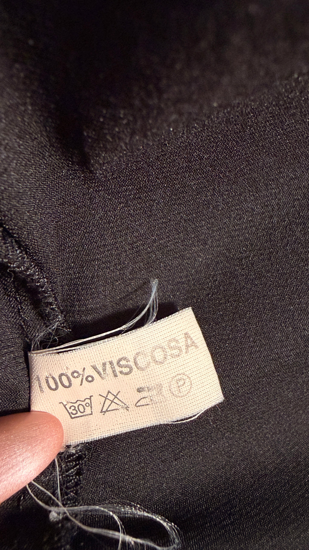 Black Silky Shirt [S]