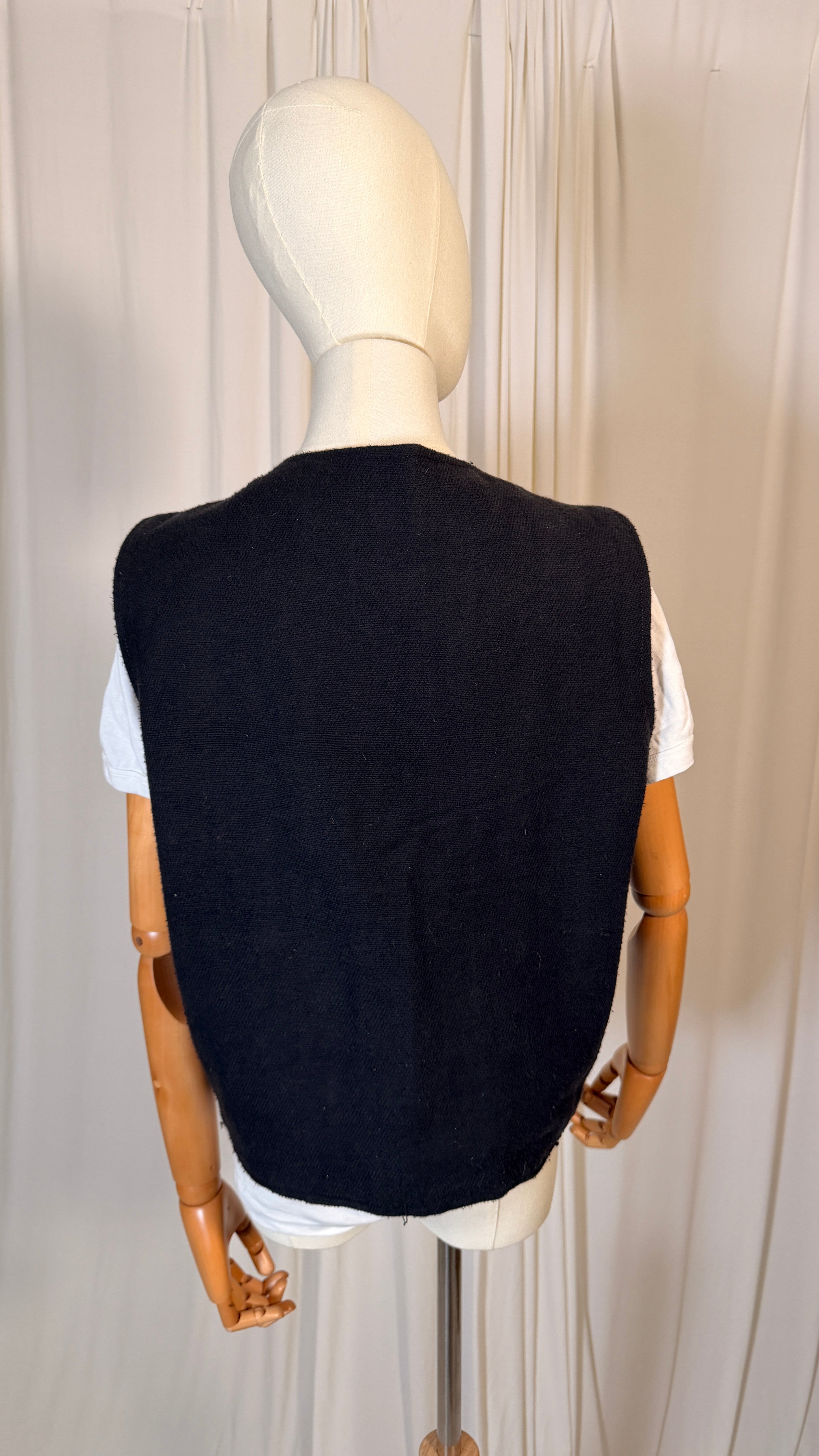Gilet bleu vintage