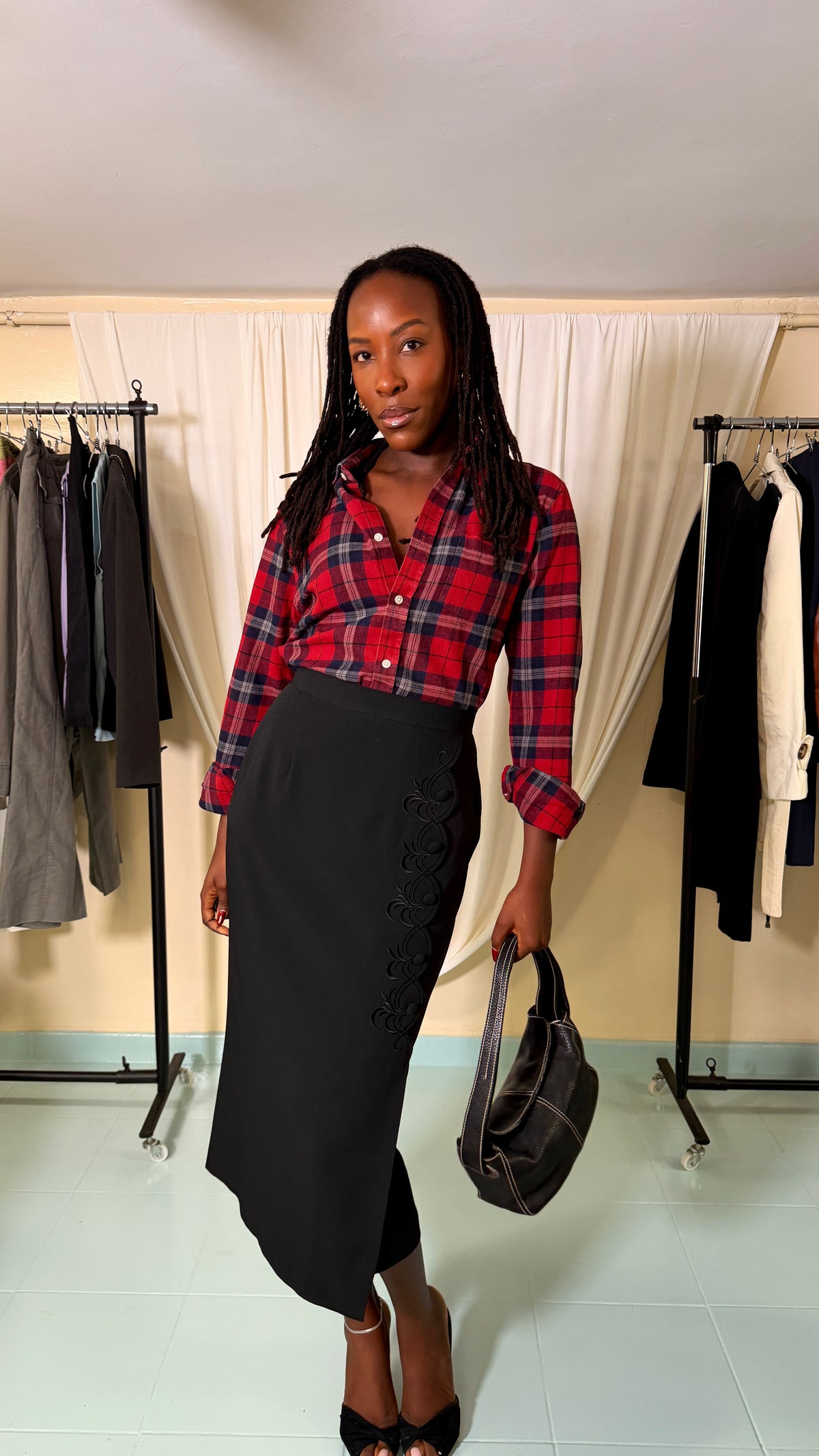 Vintage Black Skirt [38]