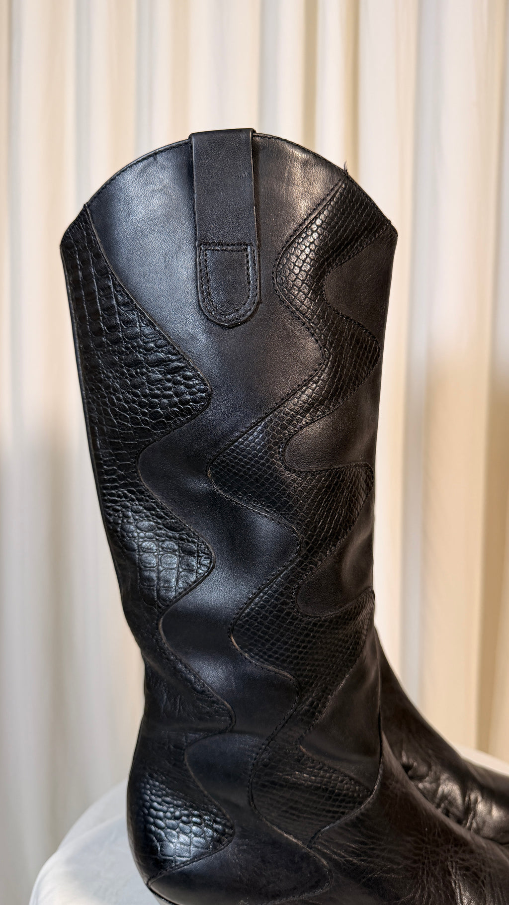 Vintage 80s Leather Boots [37.5]