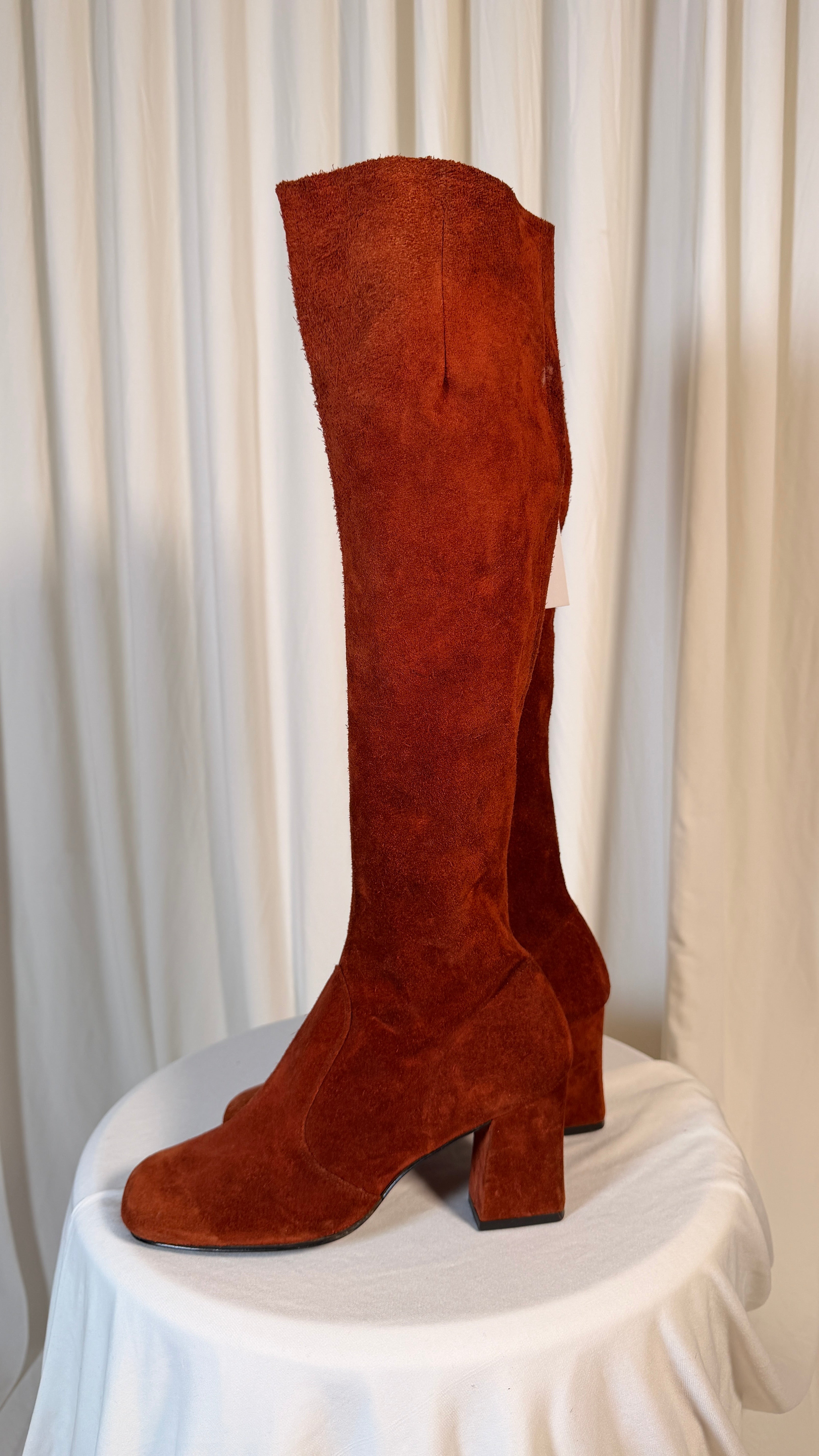 70s Suede Boots [37]