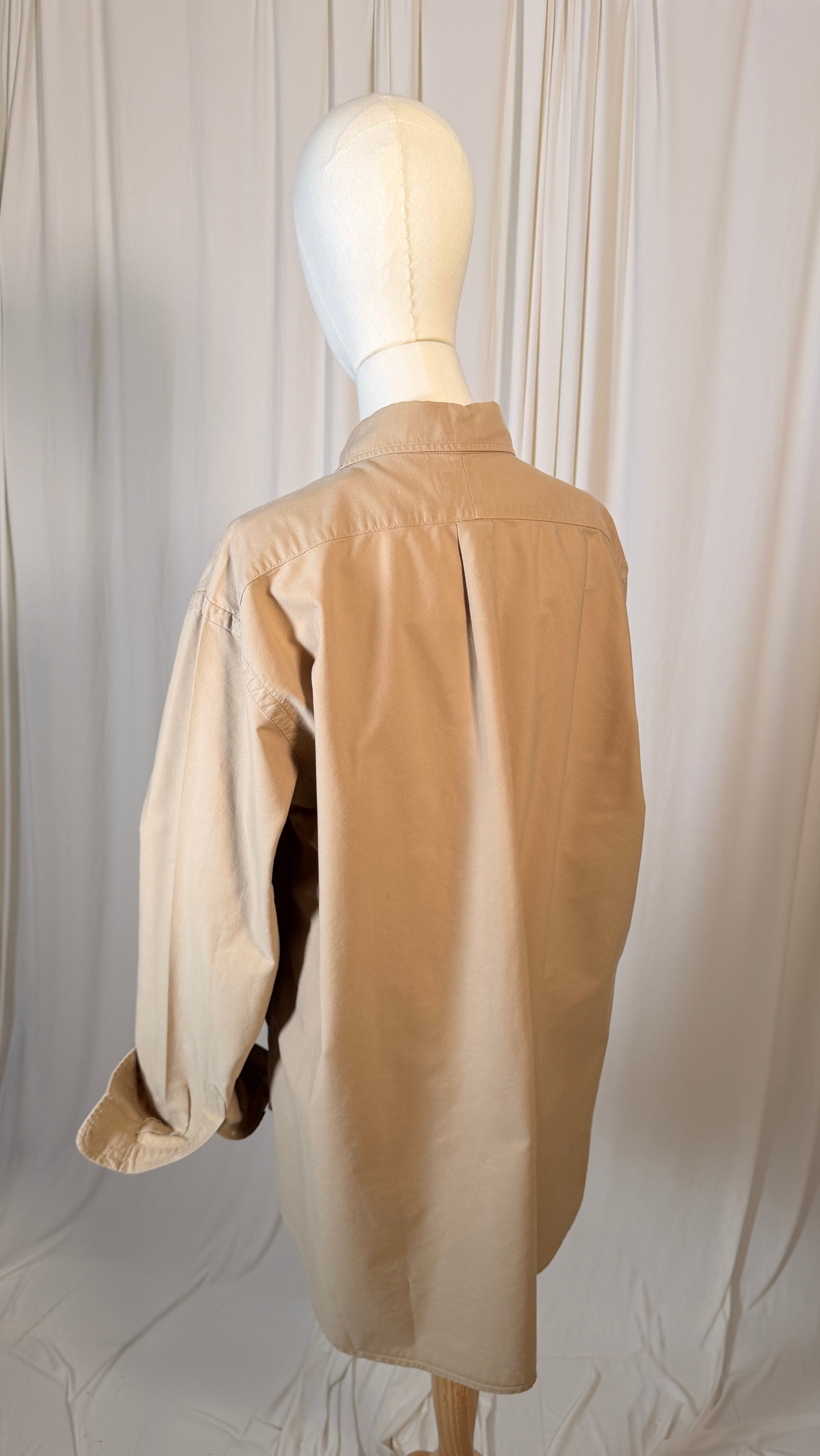 Chemise Ralph Lauren crème vintage