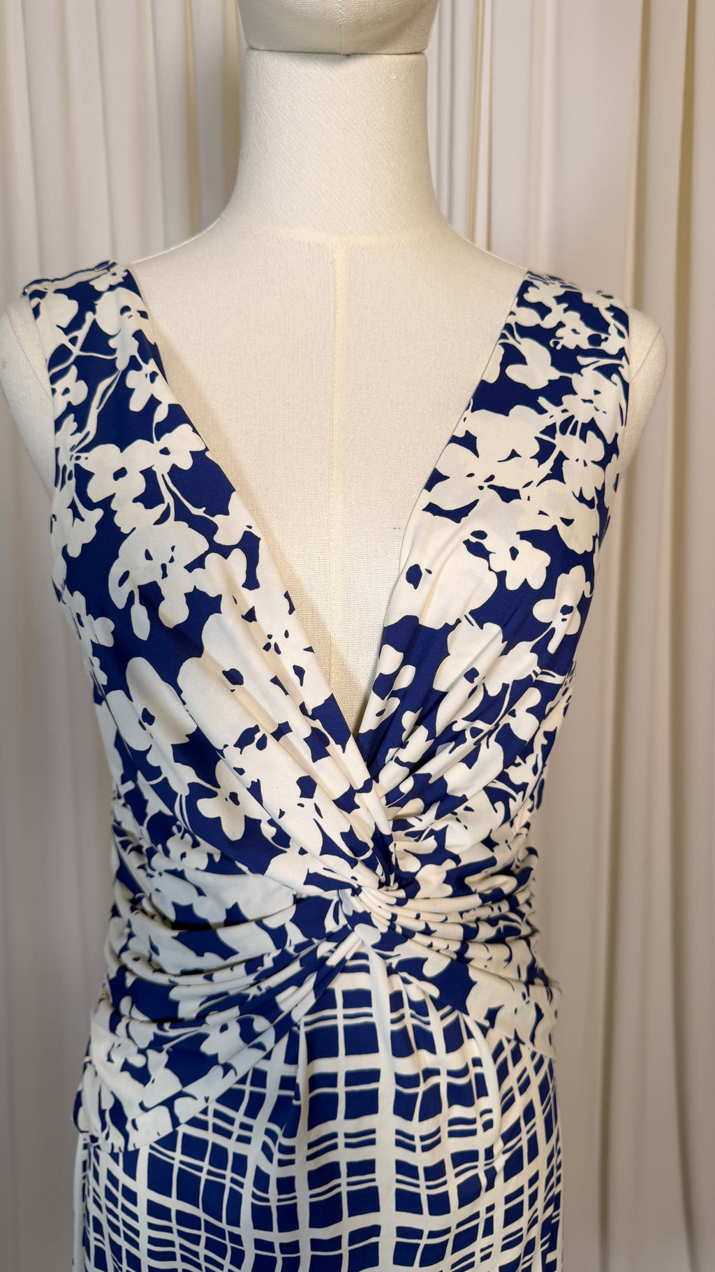 Vintage Blue and White dress [M]