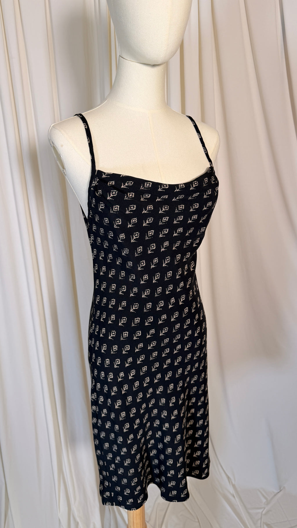 Vintage Silk Dress 90's [M]
