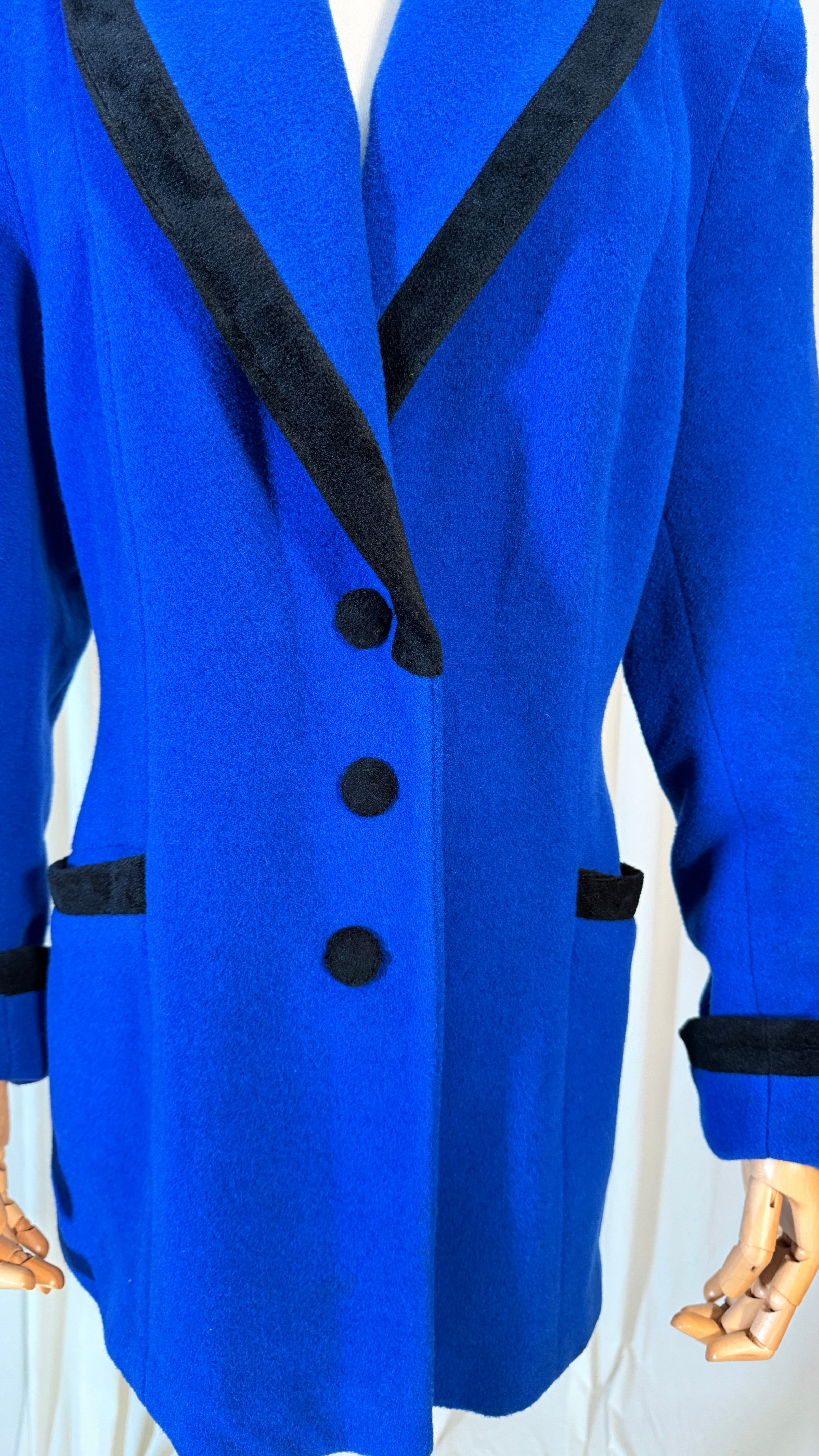 Veste bleue vintage années 80 [M]