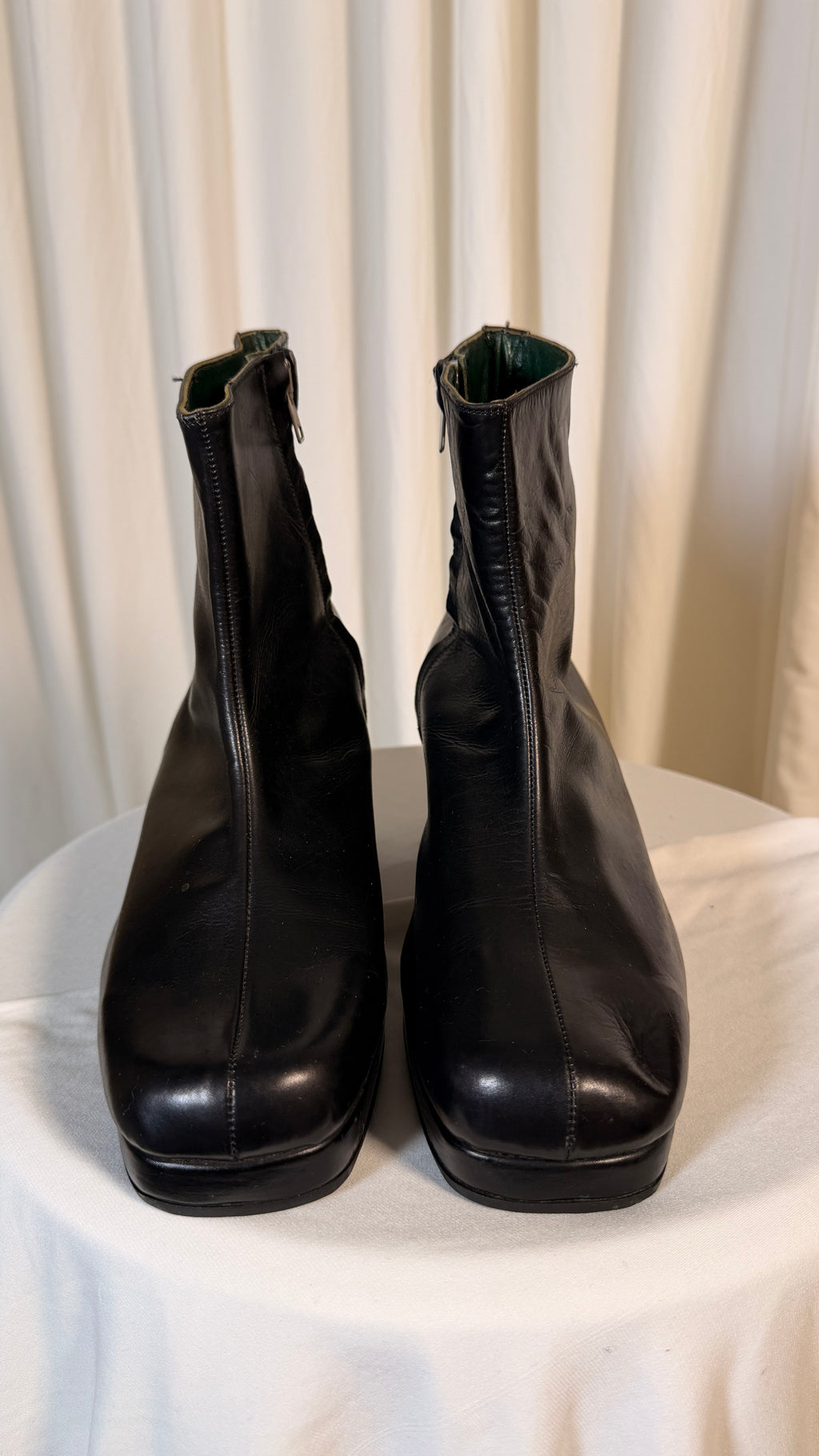 Ankle 70s Black Vintage Boots [39]