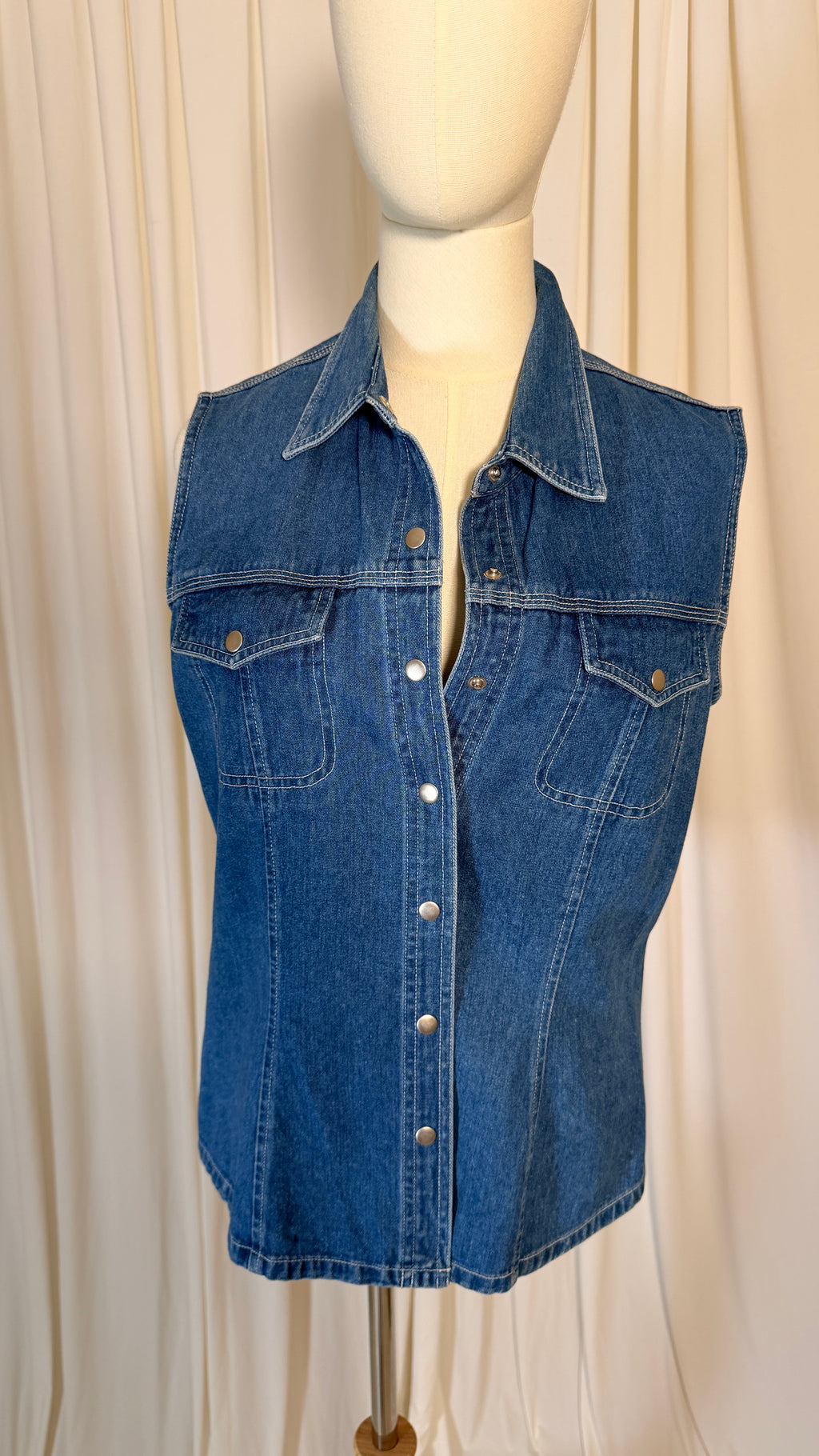 90s Denim Top [L]