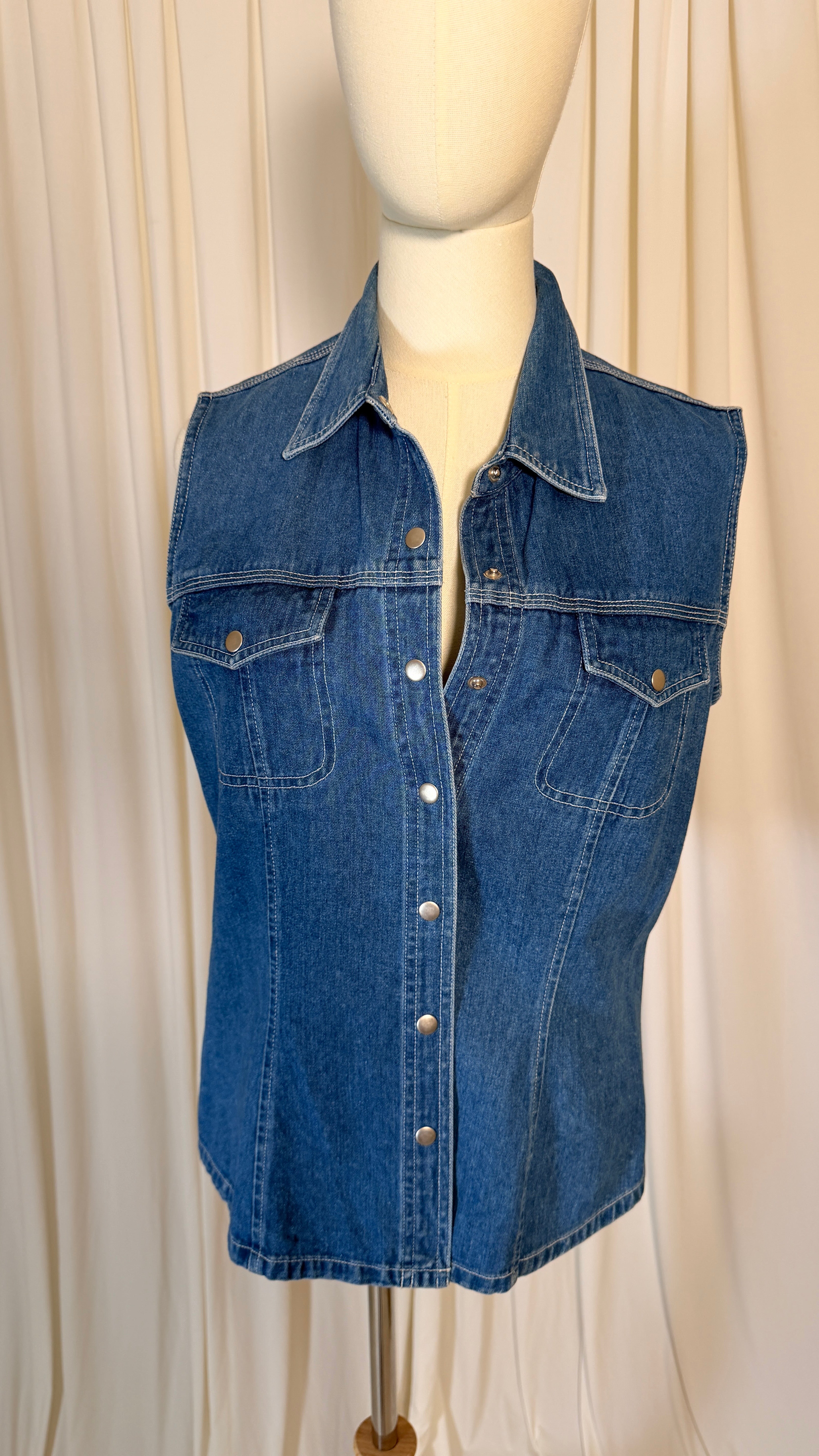 90s Denim Top [L]