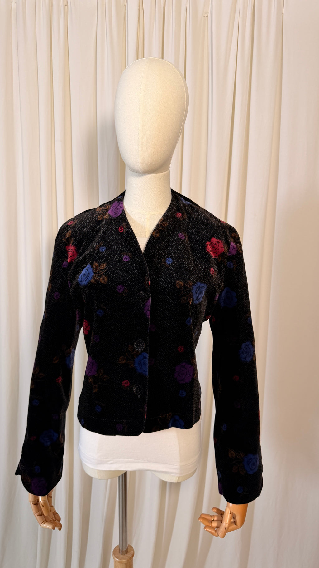 Blazer vintage sans col [M]