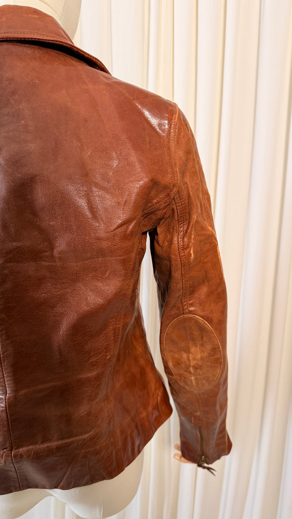 Brown Biker Jacket [M]