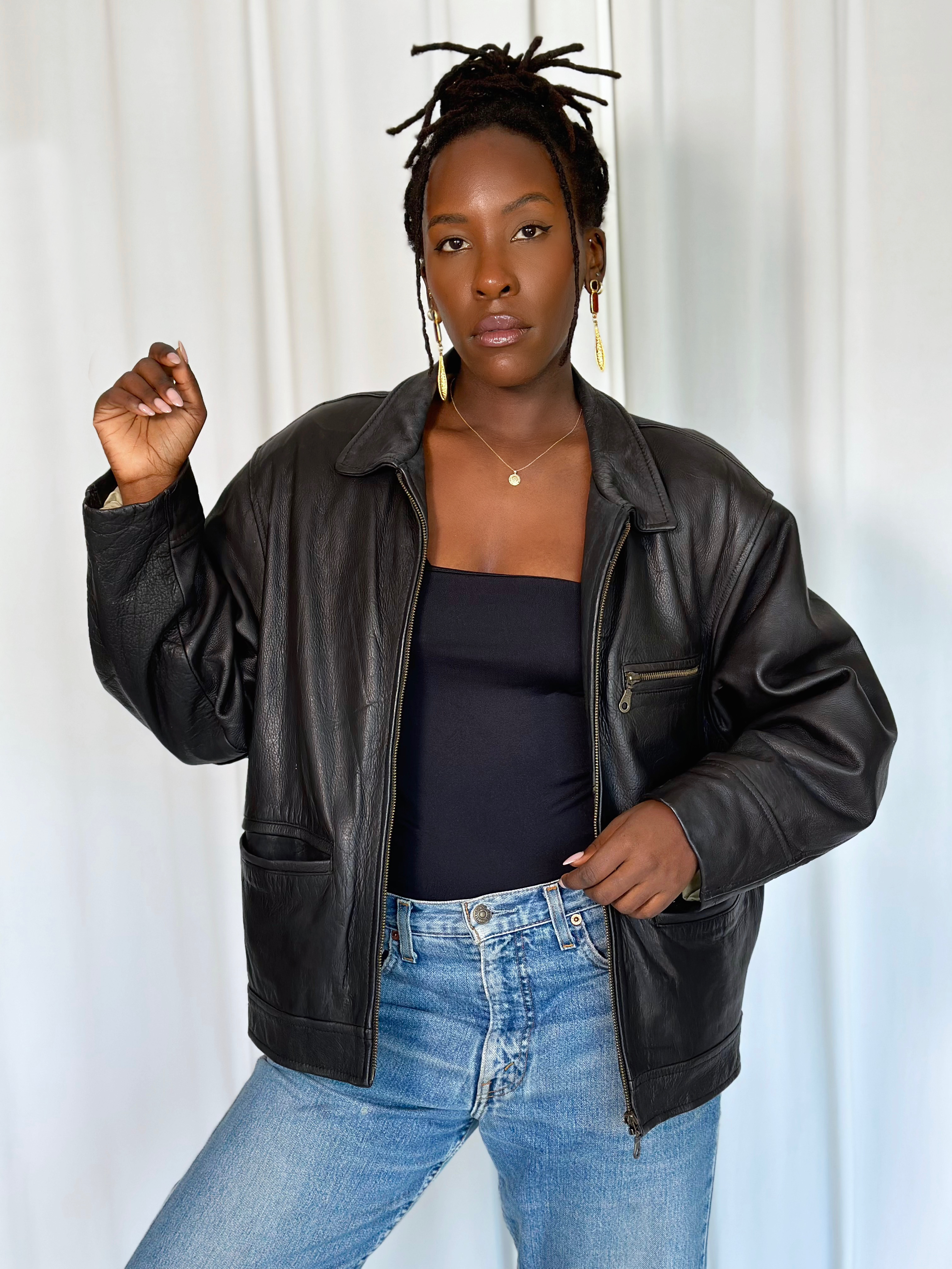 Vintage Leather Jacket [M]