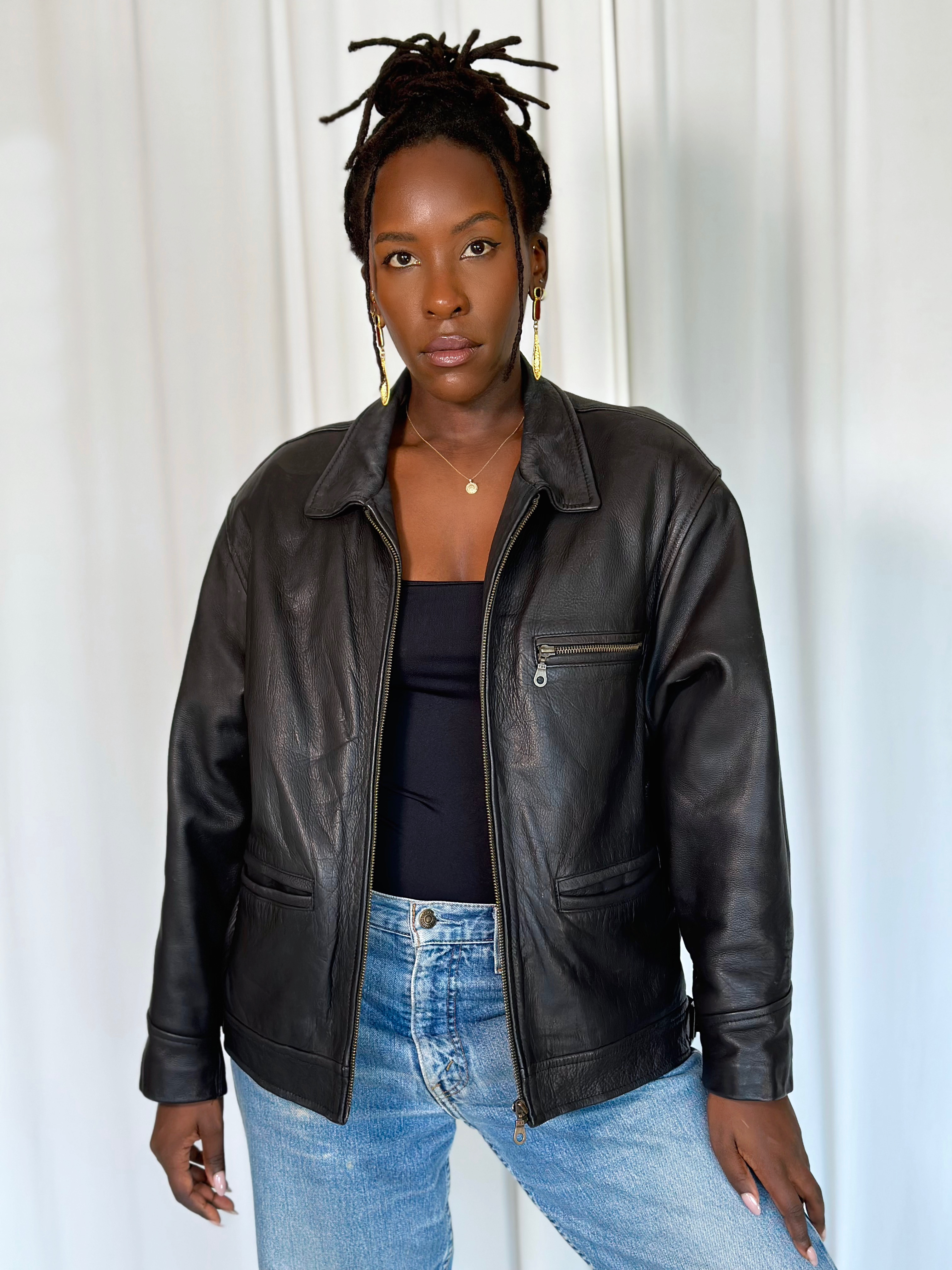 Vintage Leather Jacket [M]