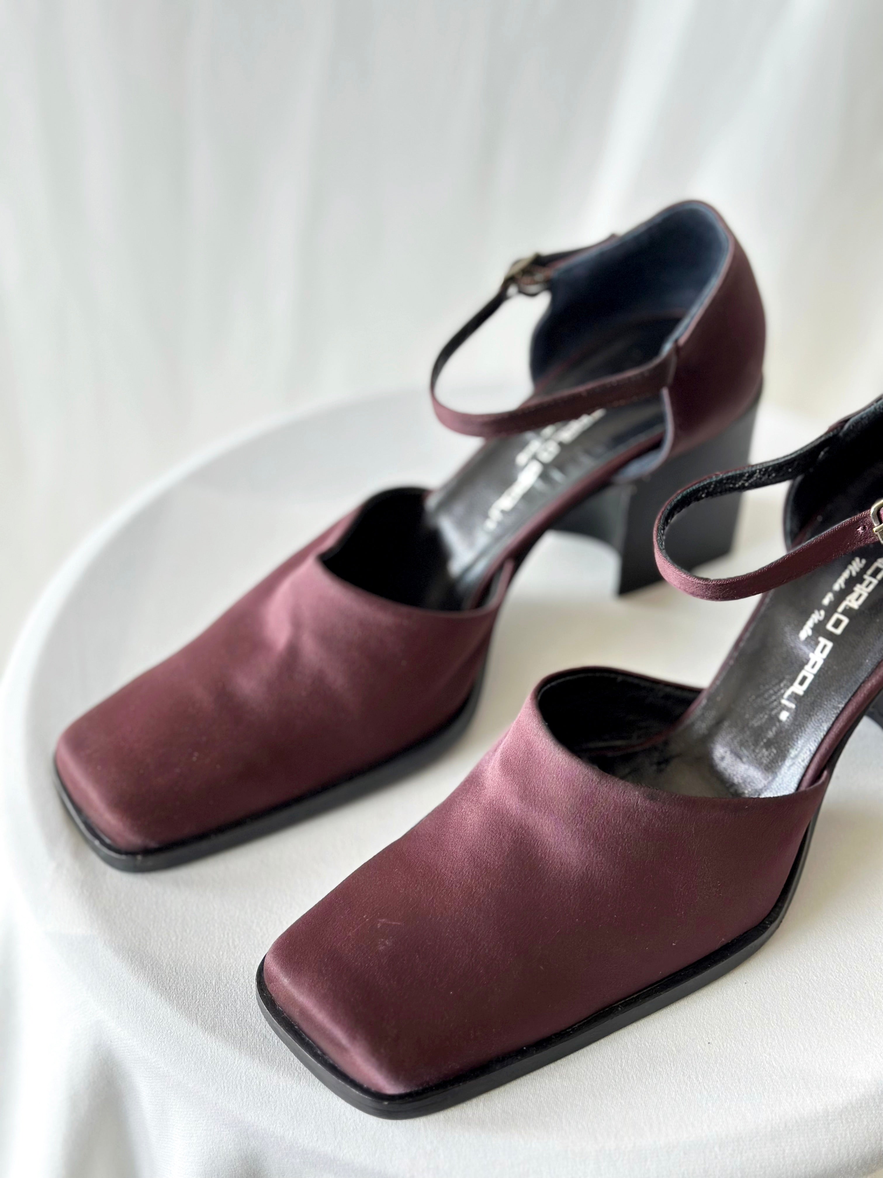 Maryjane Satin Shoes [39]