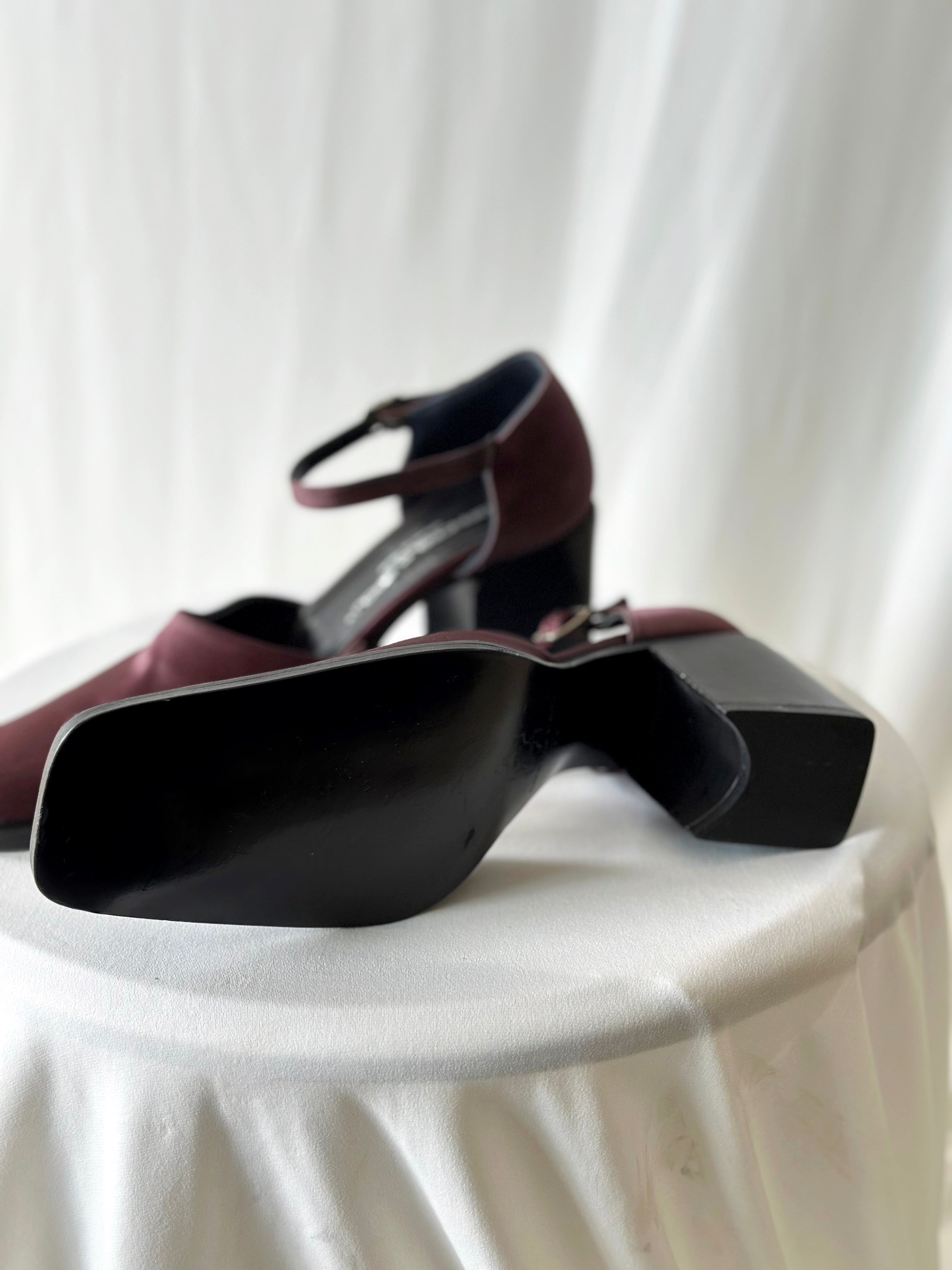 Maryjane Satin Shoes [39]