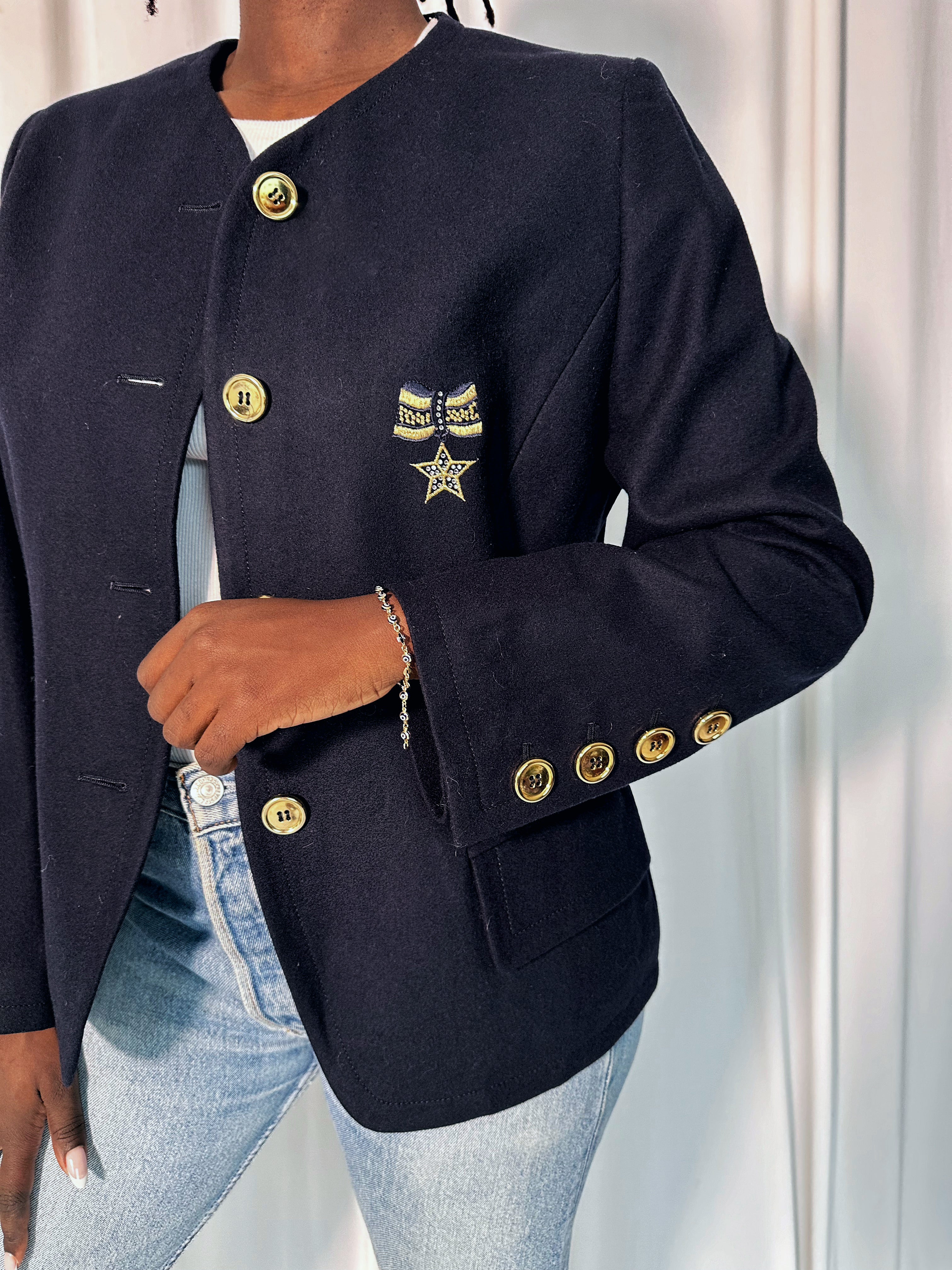 Vintage Blue Blazer [M]
