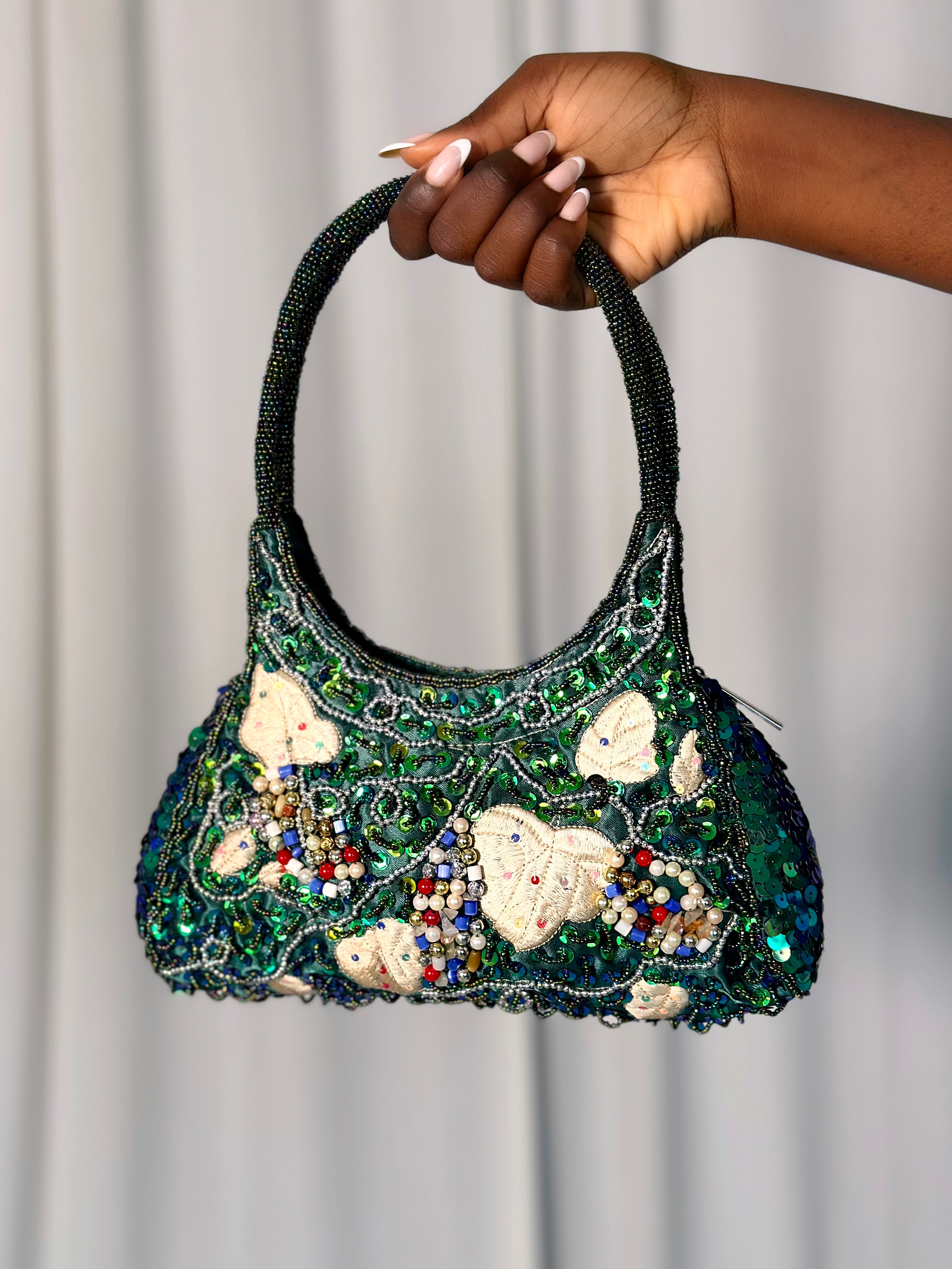 Green Sequin Bag