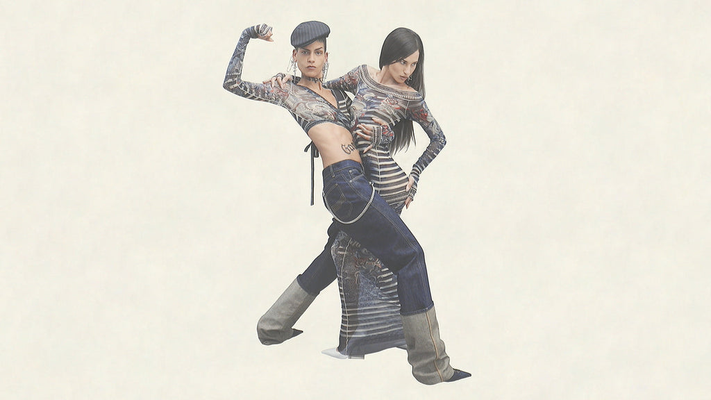 Jean Paul Gaultier Top- Tattoo Collection