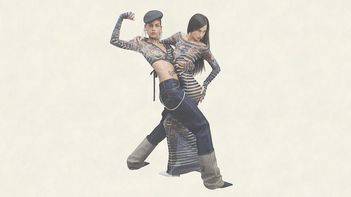 Jean Paul Gaultier Top- Tattoo Collection