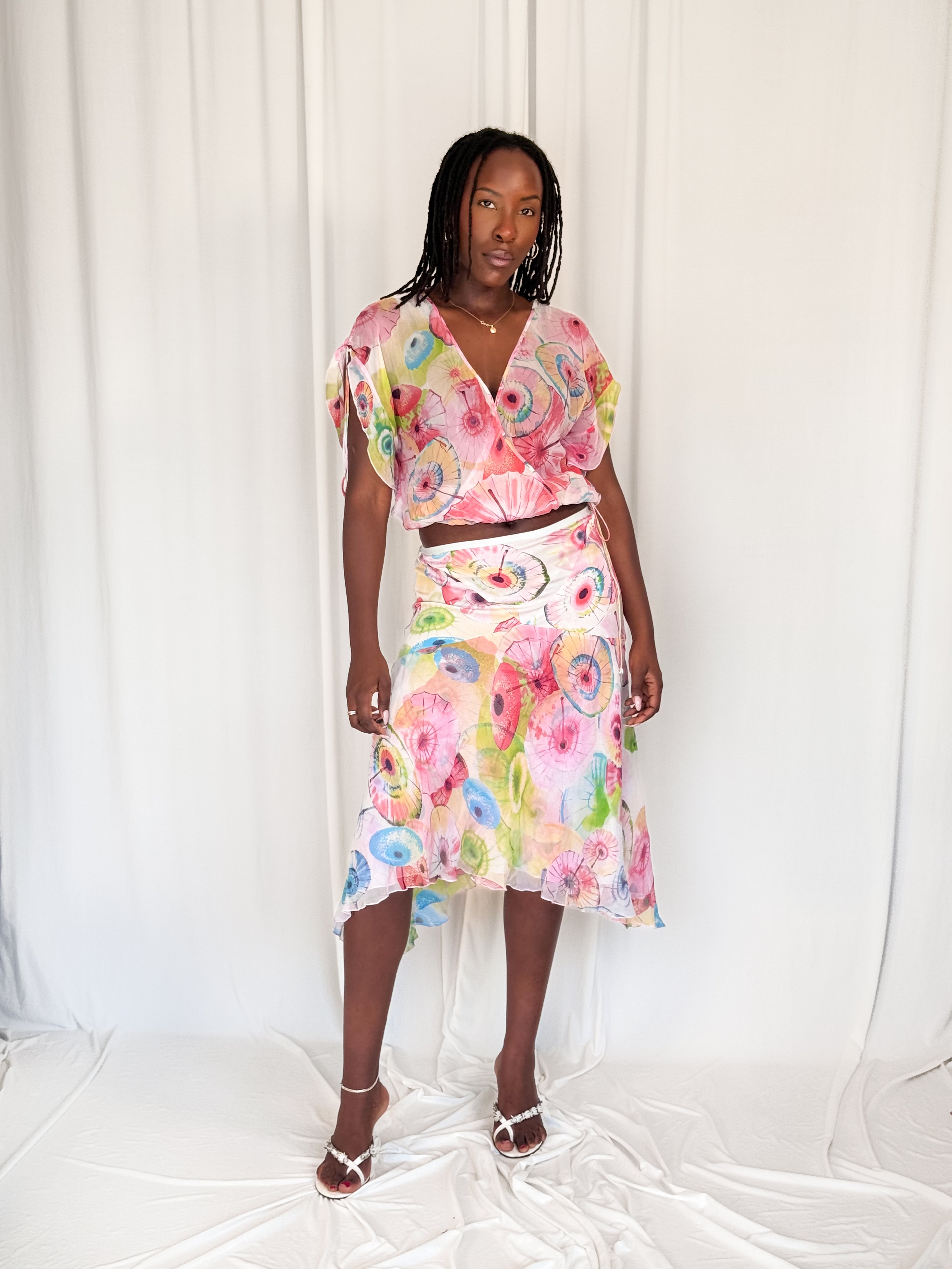 Diane von Furstenberg Vintage Silk Set [38]