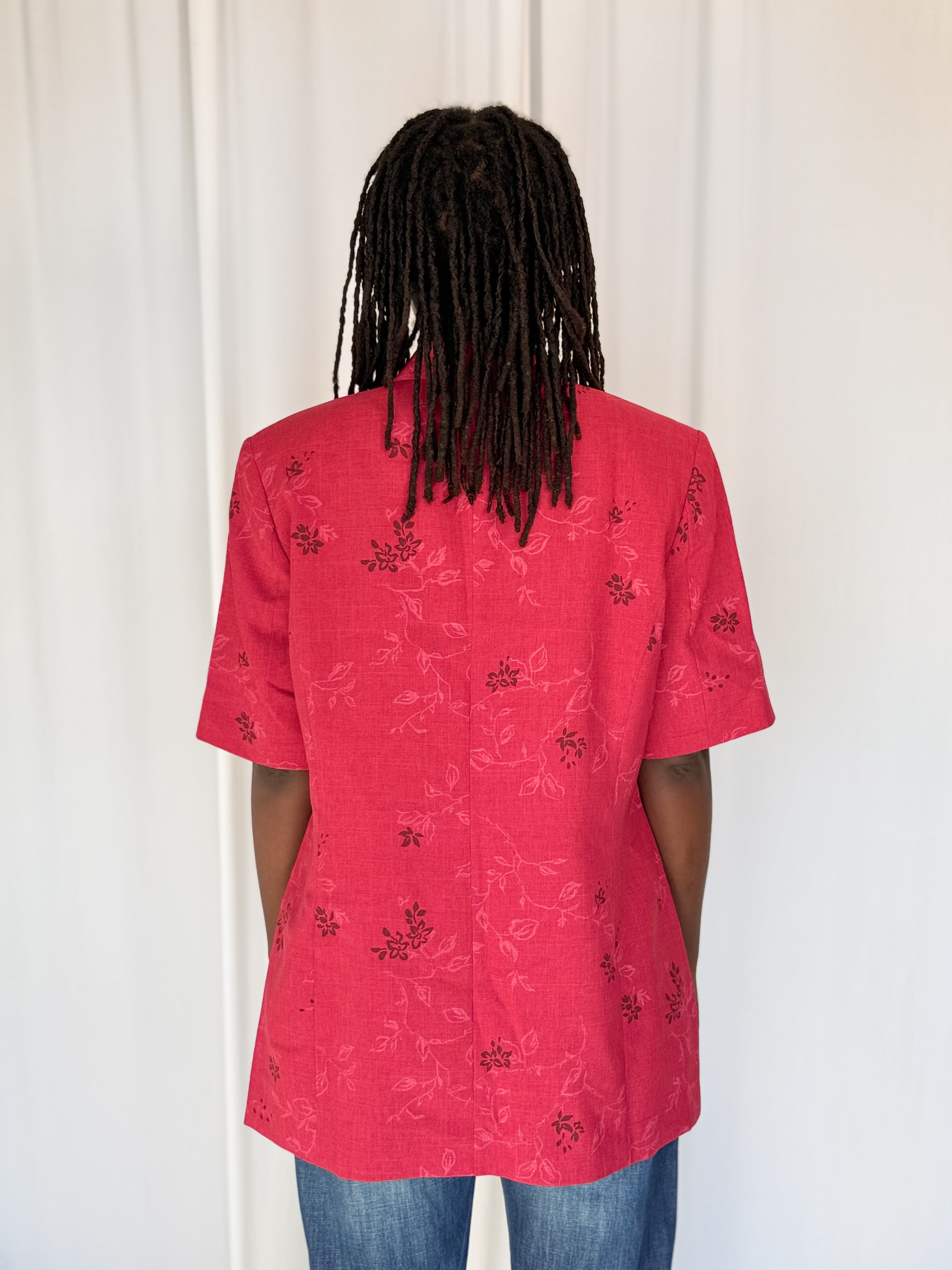 Vintage Short Sleeve Blazer [ L]