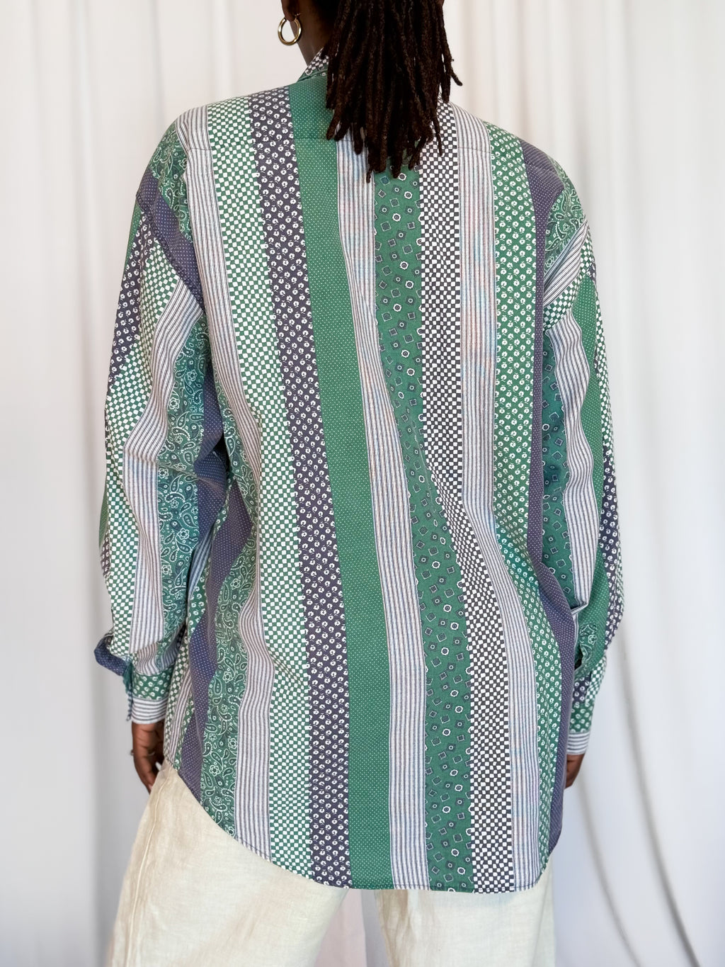 80s Cotton vintage Shirt [M/L]