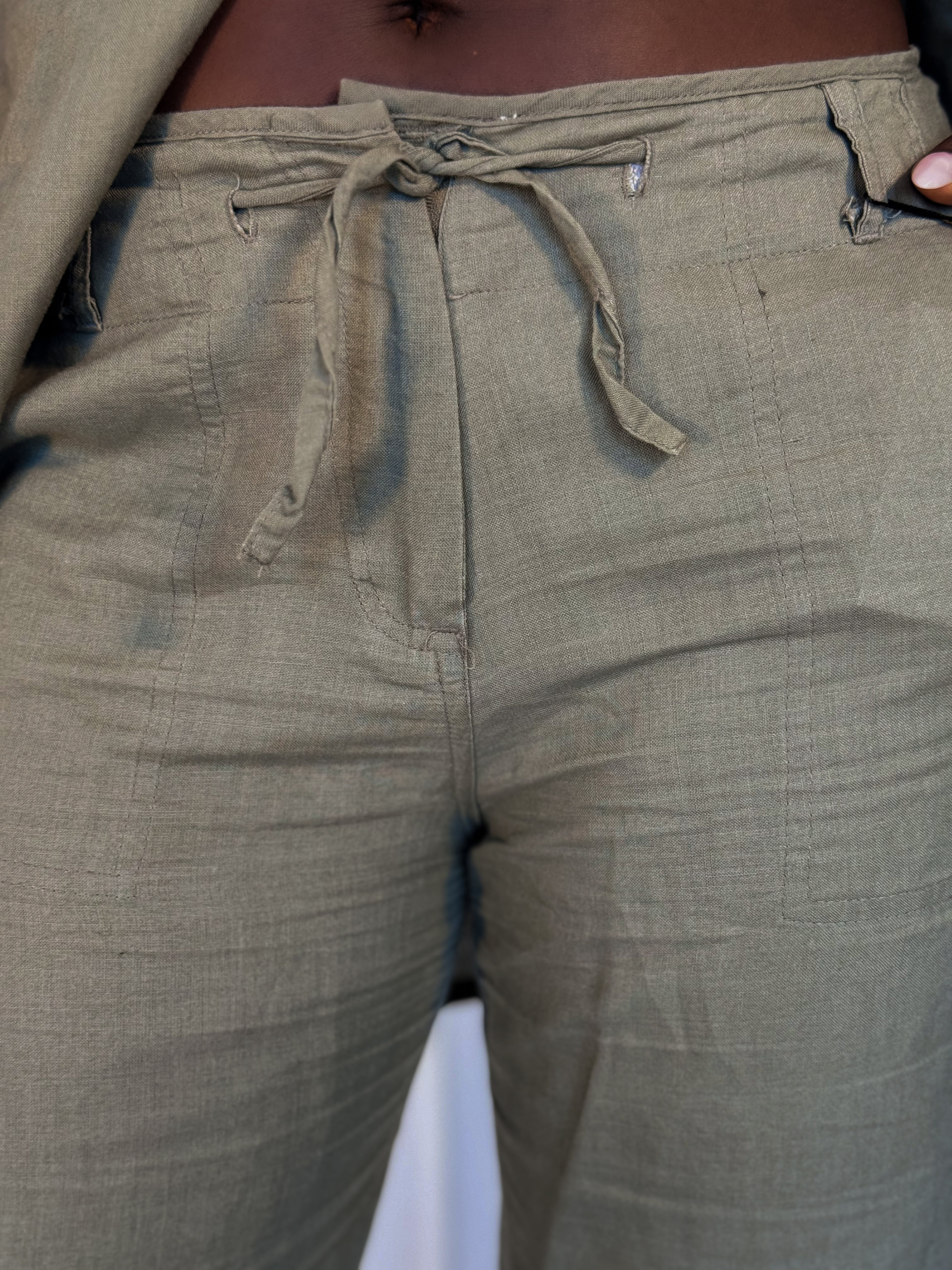 Olive Capri Set [M]