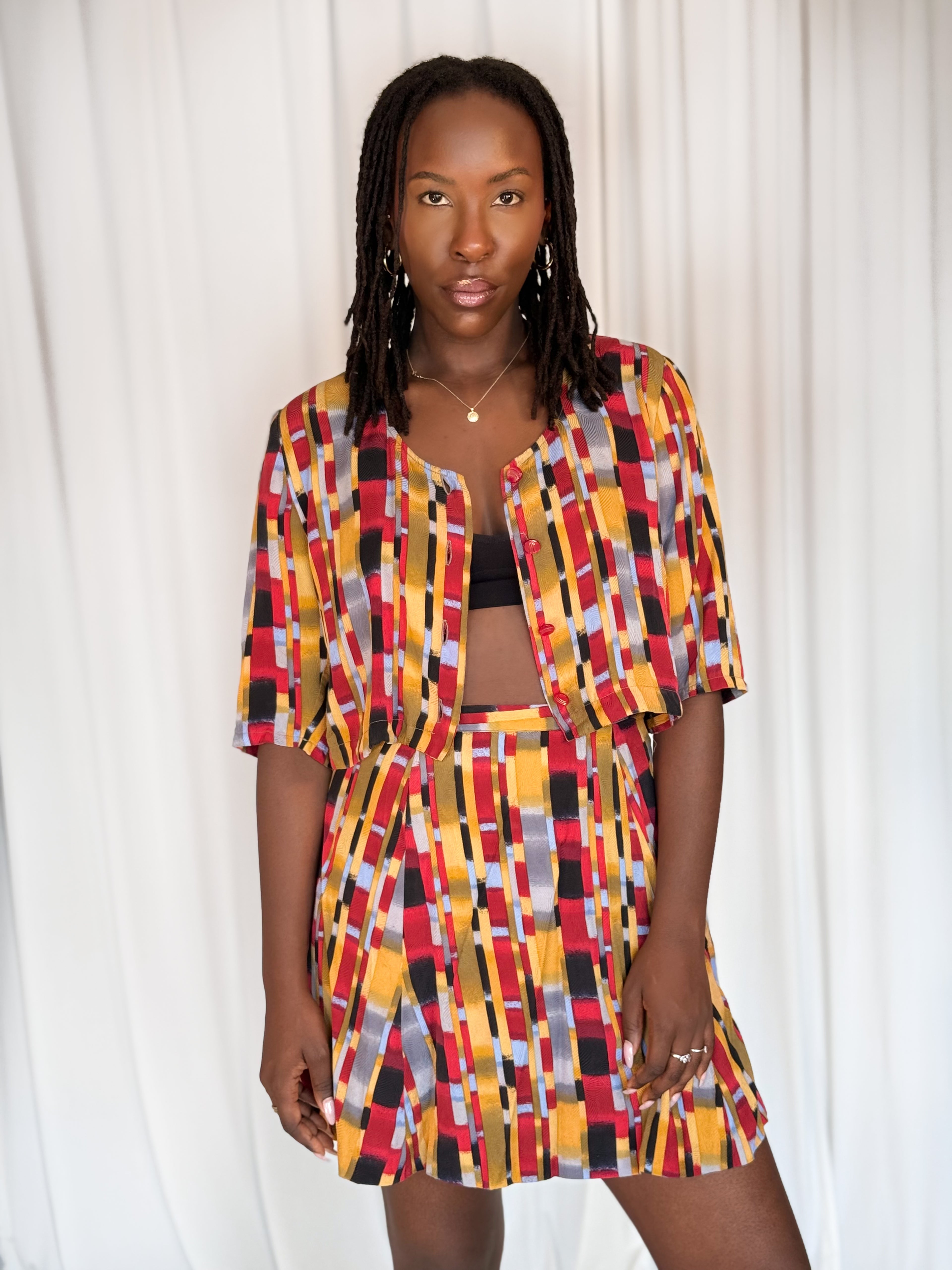 Vintage Blouse + Skirt [S]