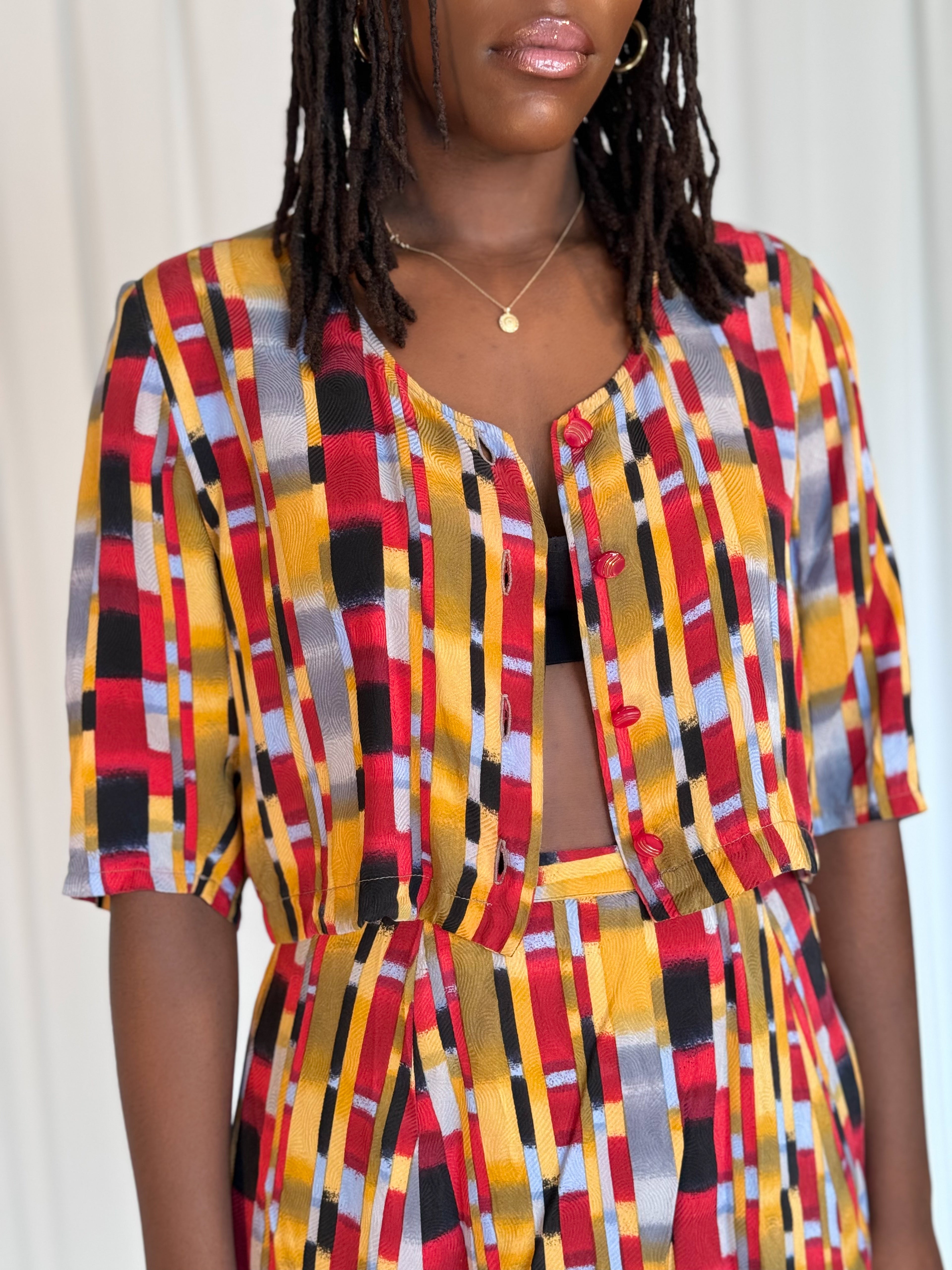 Vintage Blouse + Skirt [S]