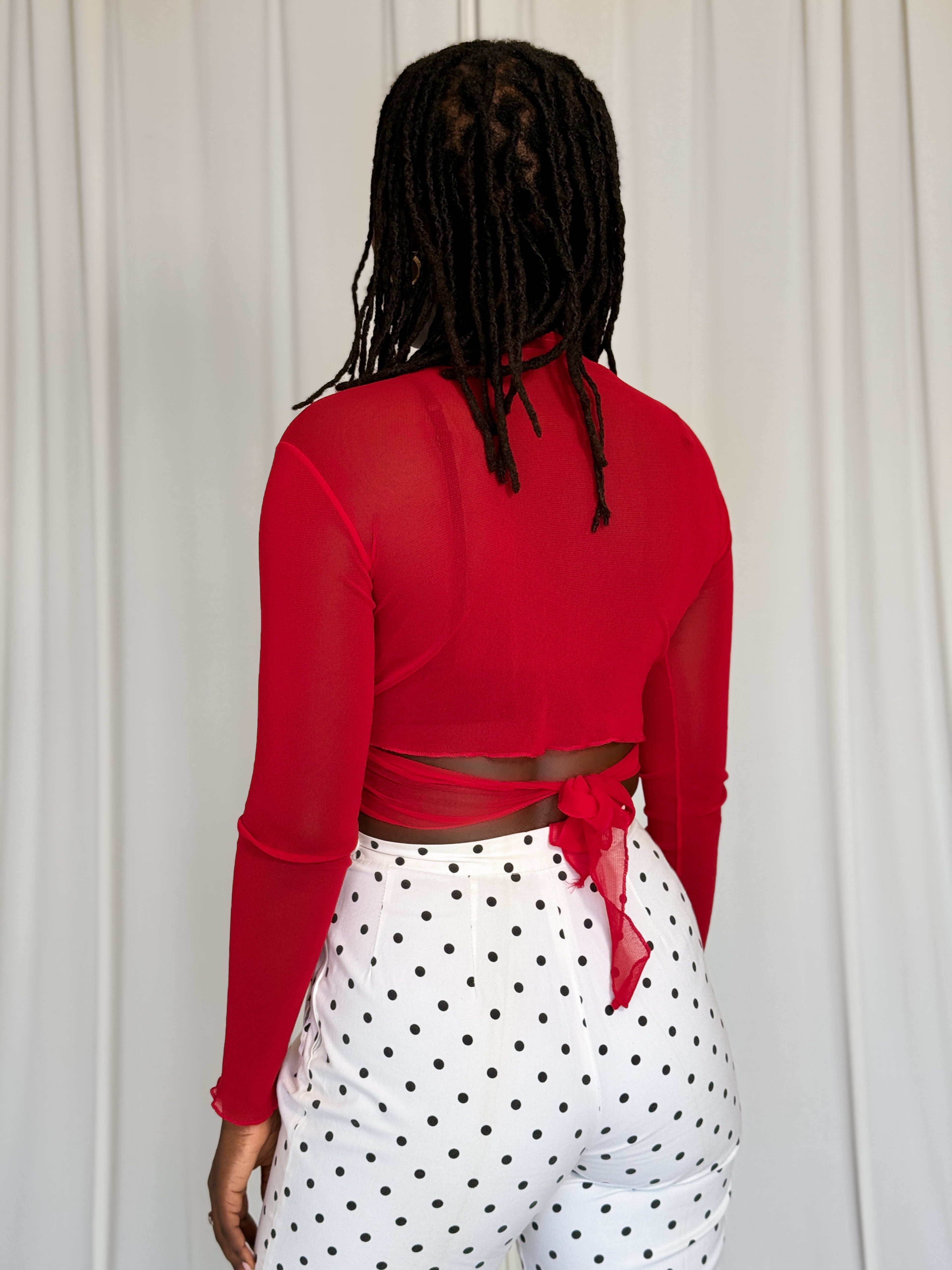Red Mesh Top [S/M]
