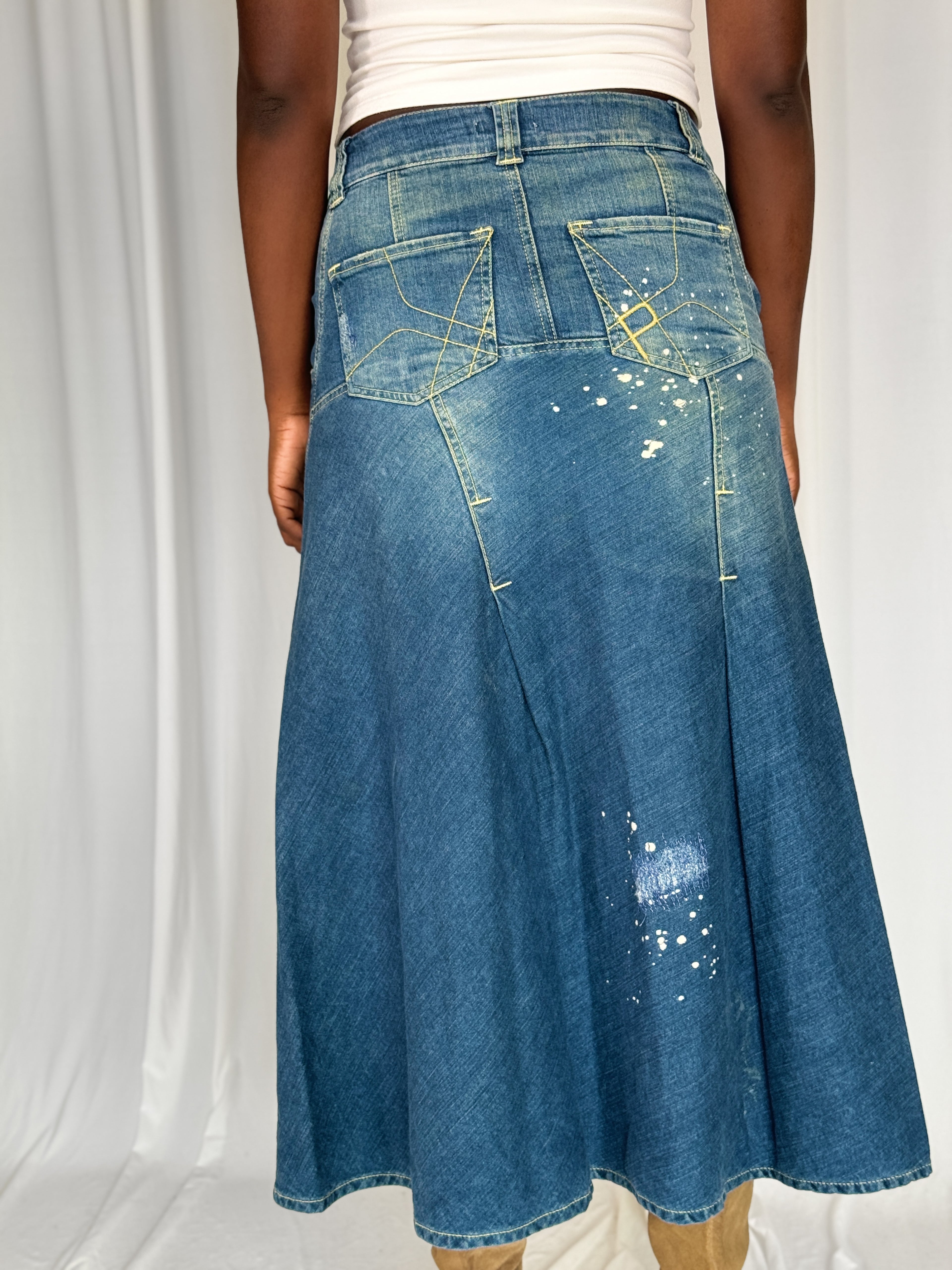 Pinko Vintage Denim Skirt [M]