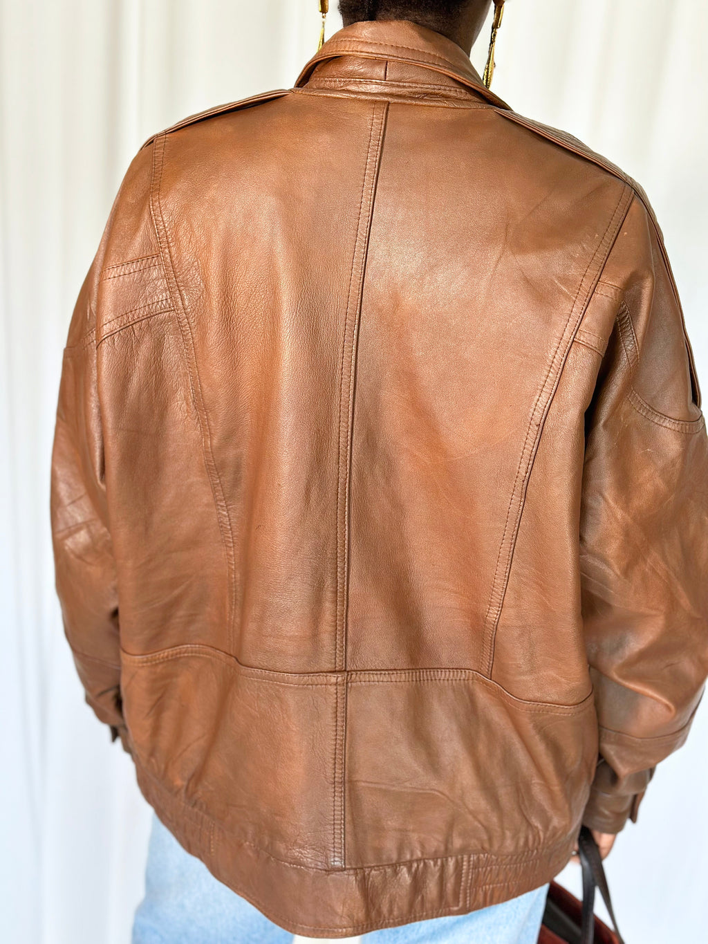 Brown Leather Jacket [M/L]