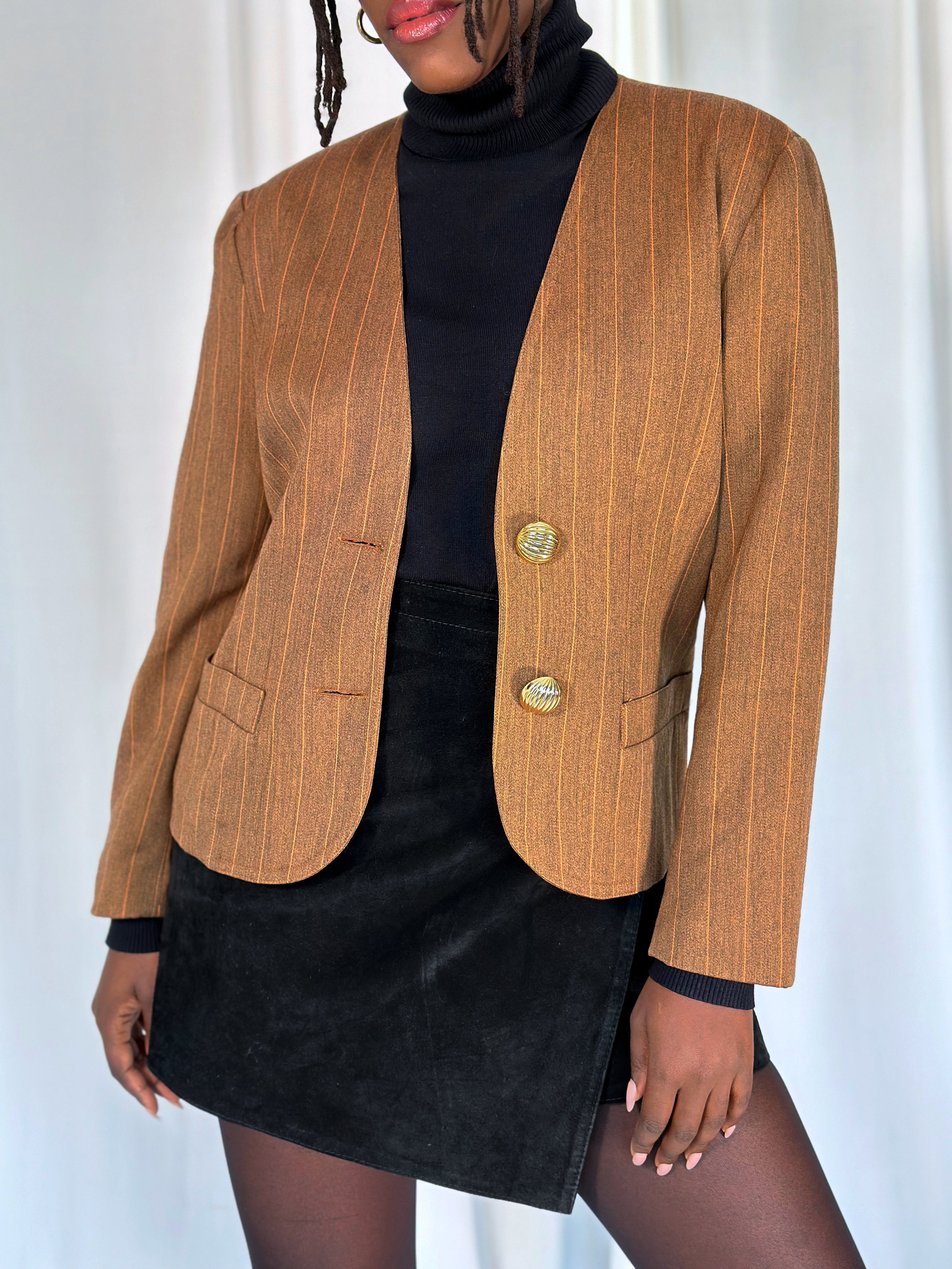 Brown Gold blazer [M]