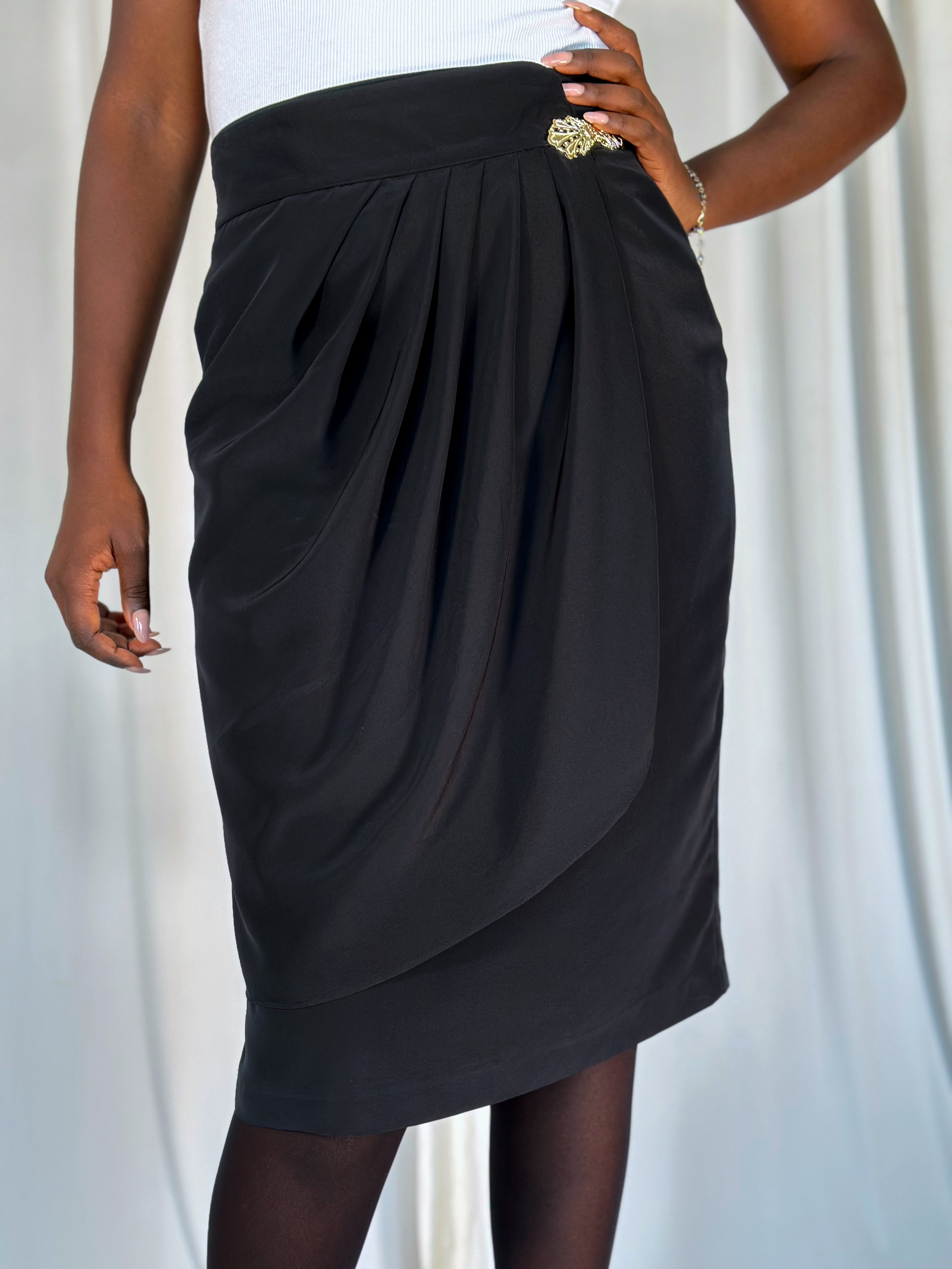 80s Silk Skirt [38]