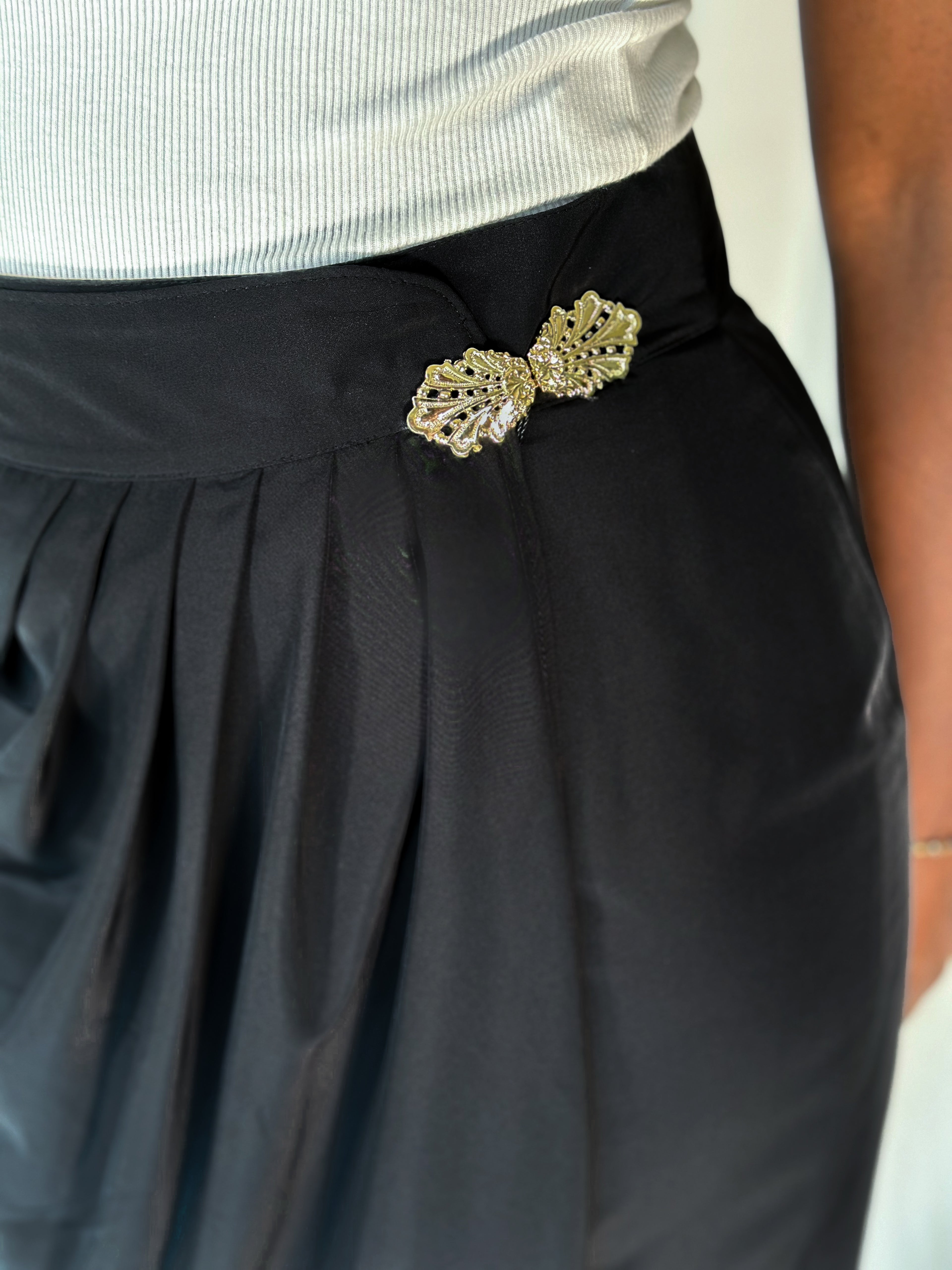 80s Silk Skirt [38]