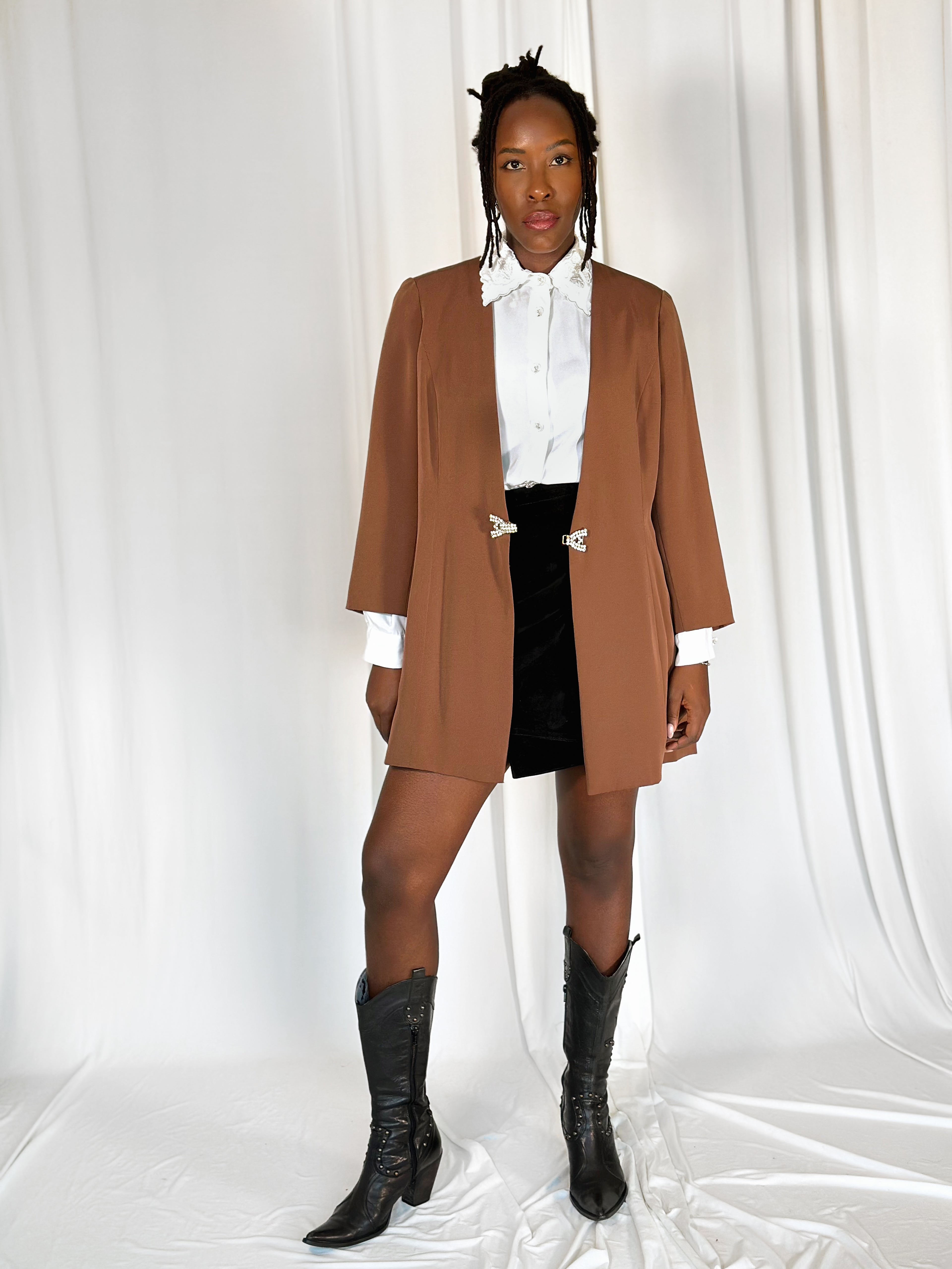 Brown Long Outerwear [L]