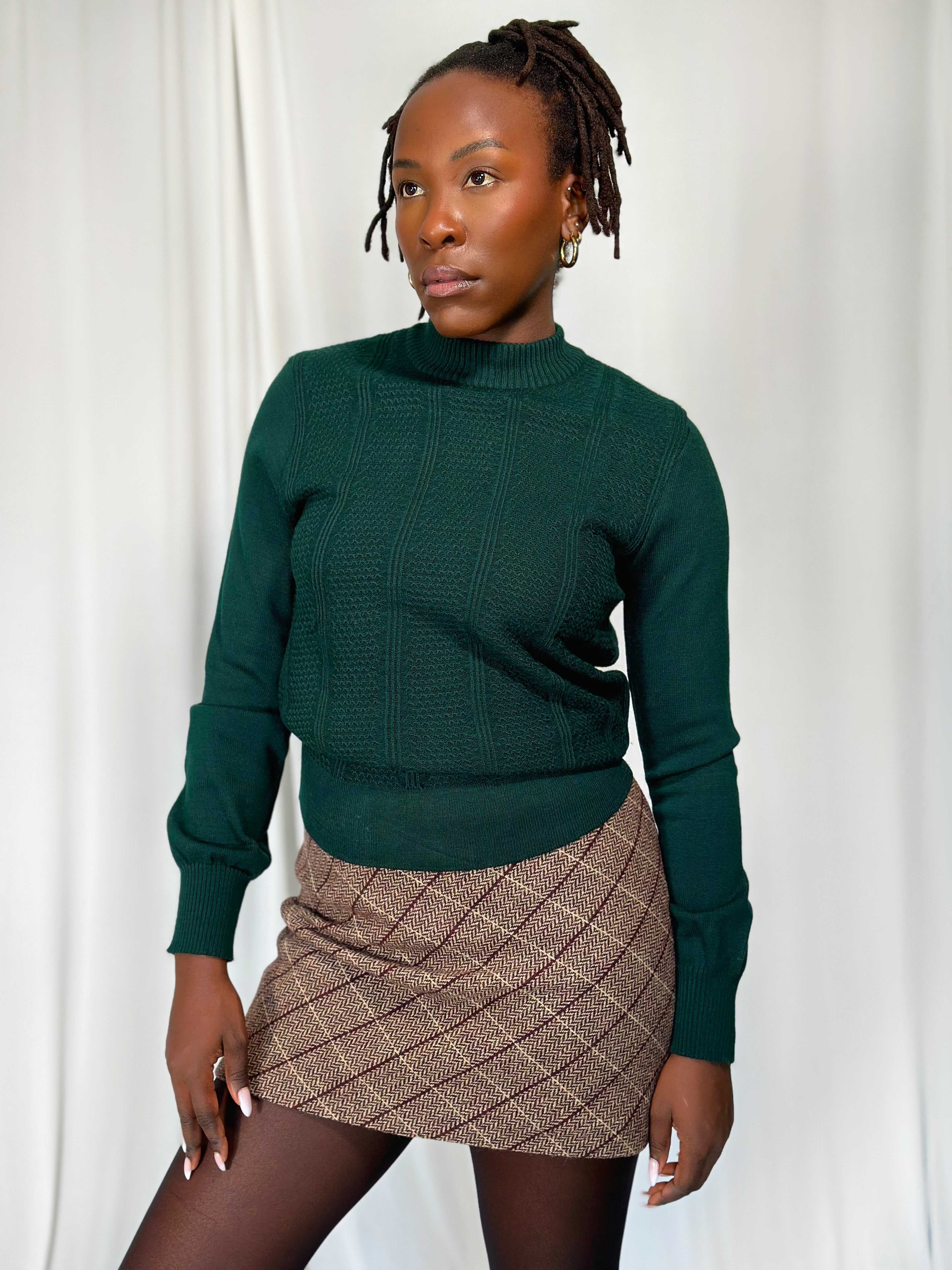 Vintage Green Sweater [S/M]