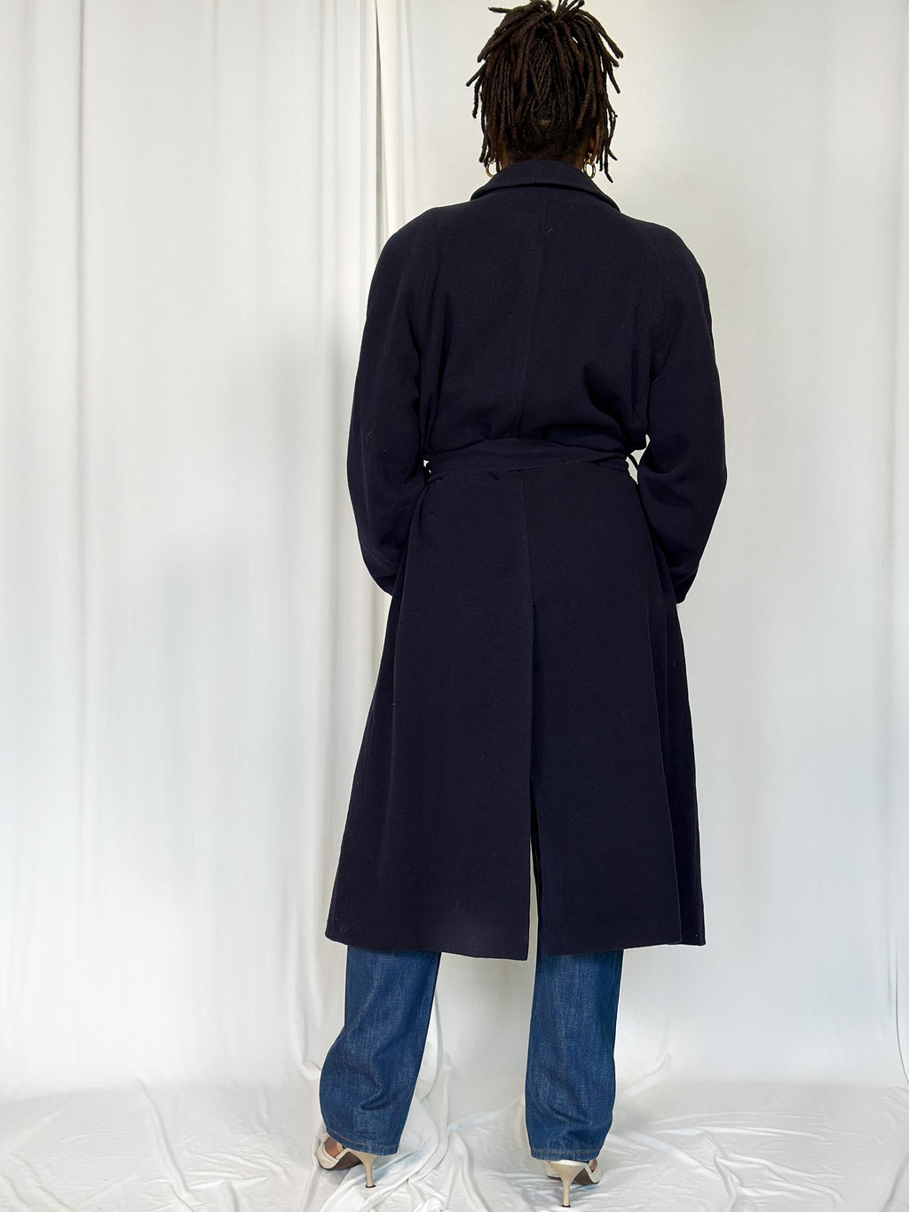 Vintage Wool Blue Coat [M]