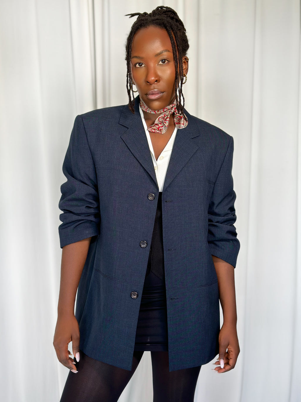 Dark Blue Blazer [S/M]