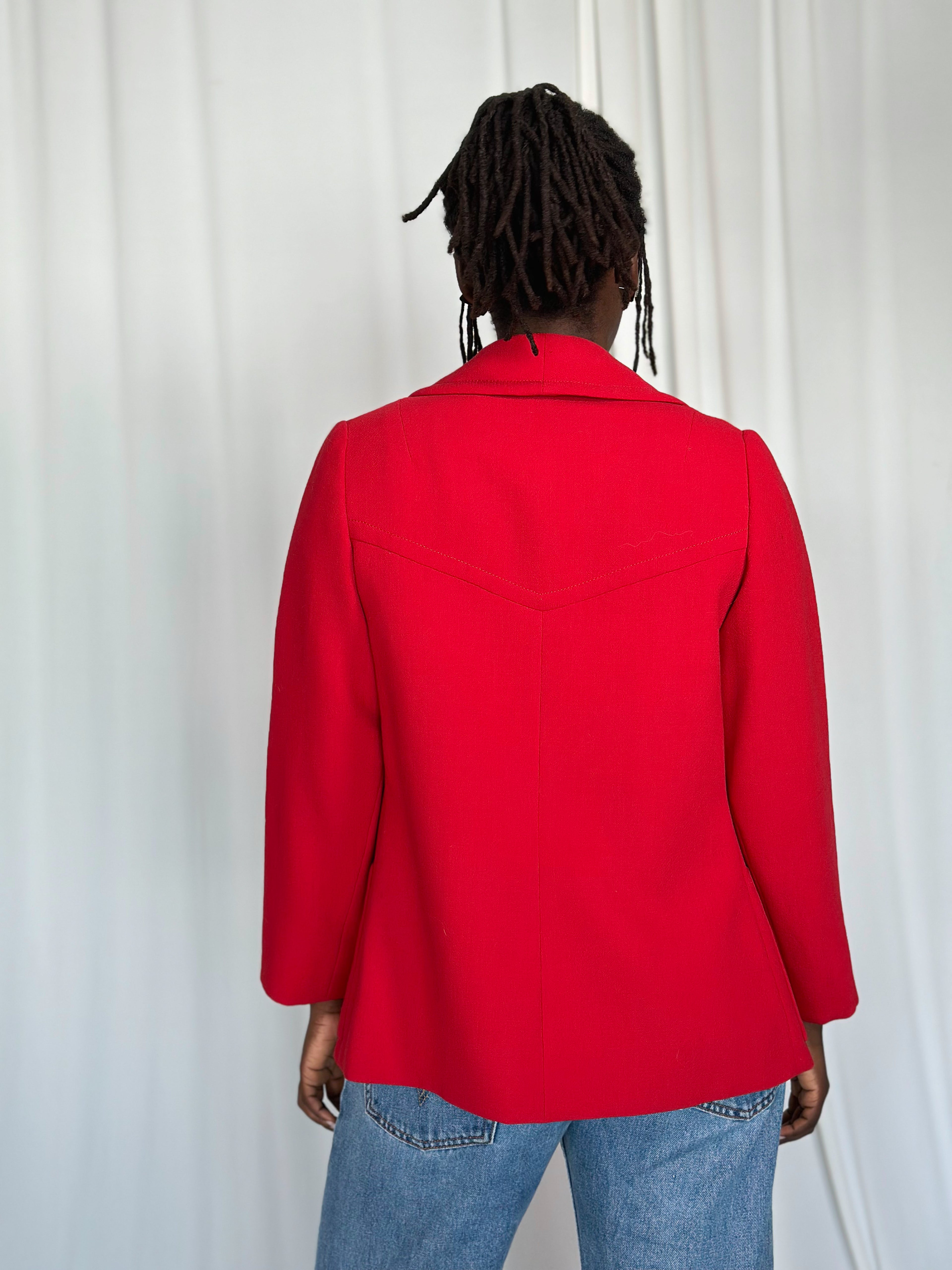 Red 70s Blazer [M]