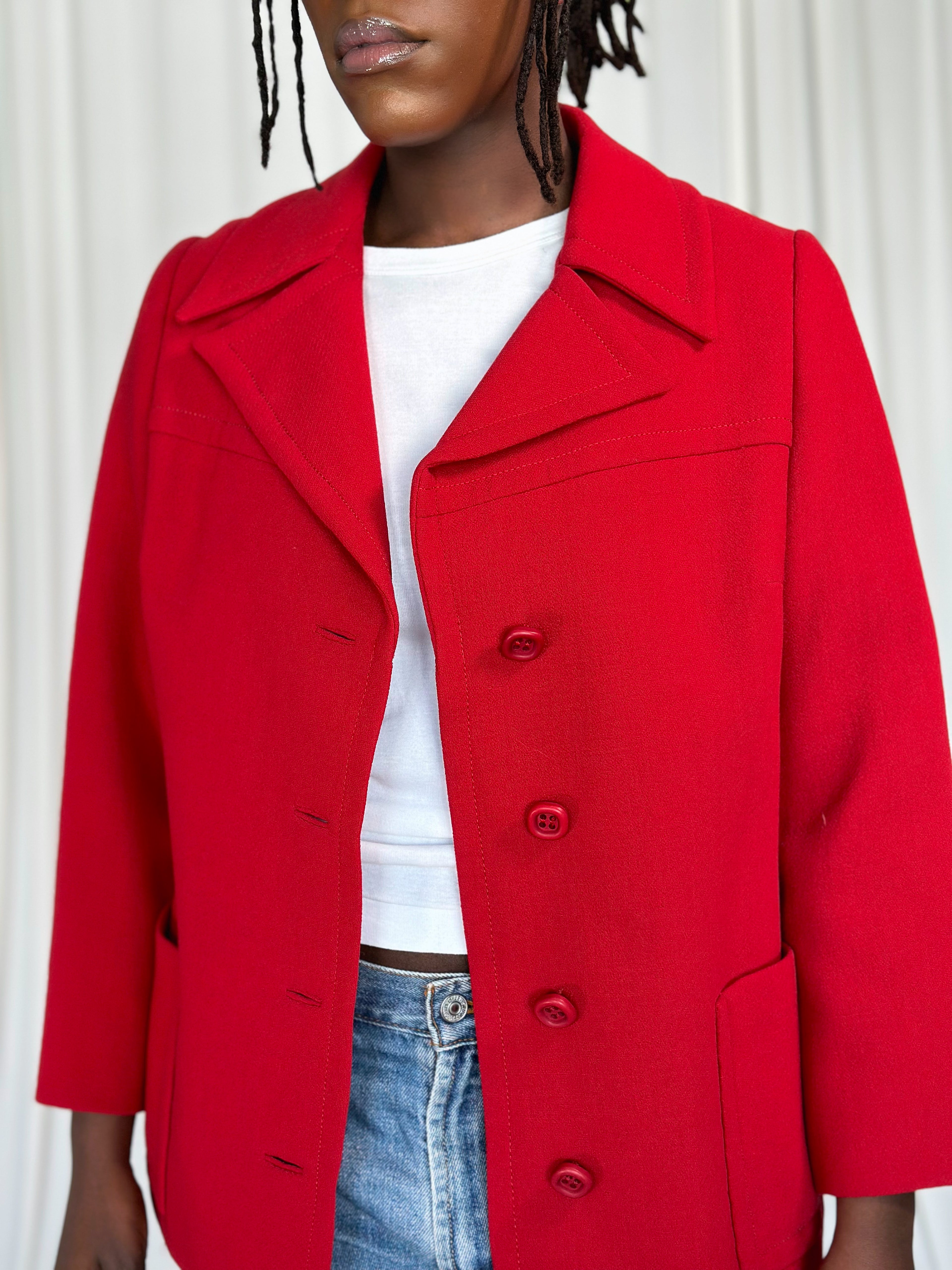 Red 70s Blazer [M]