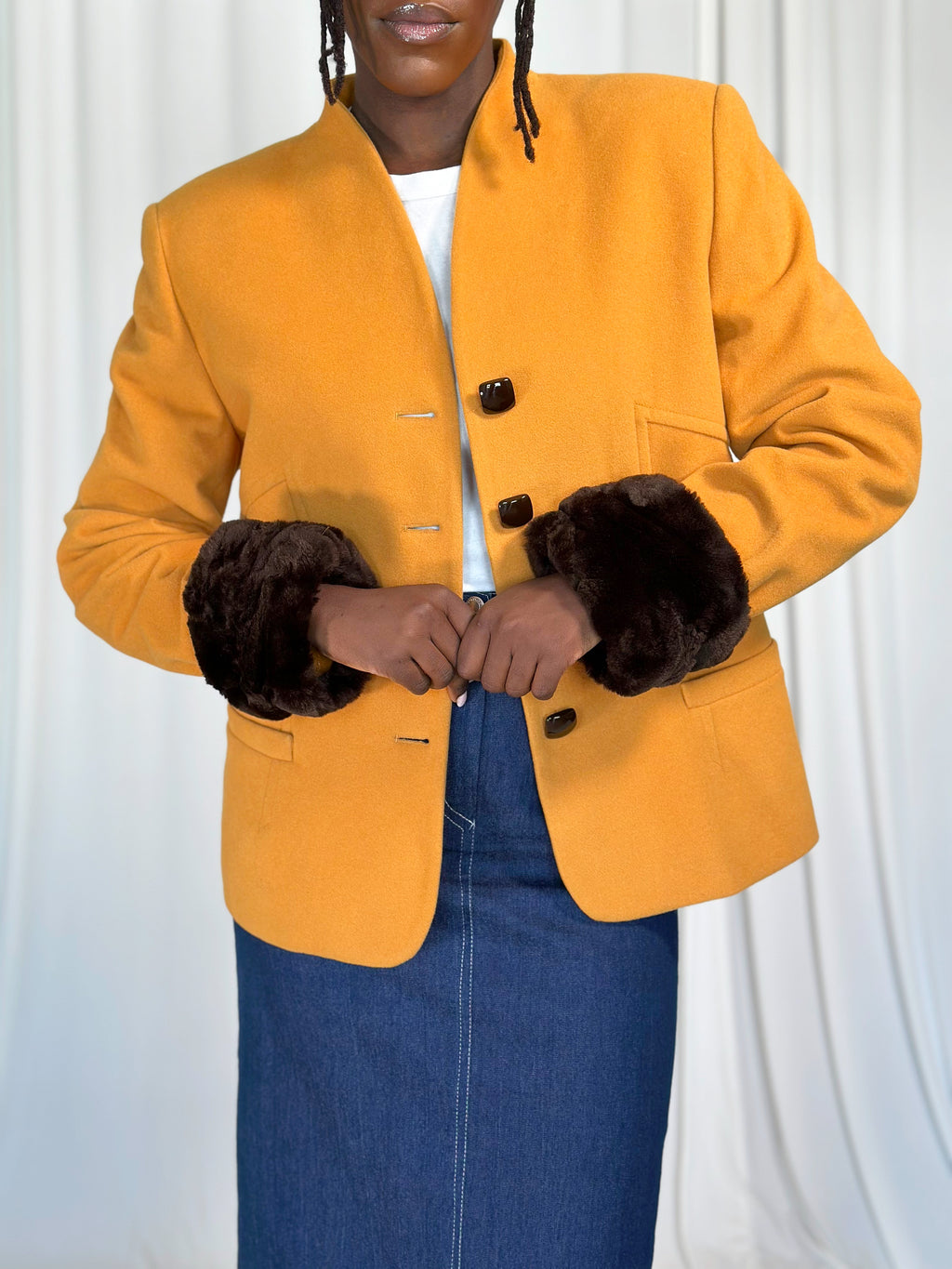 Mustard Vintage Blazer [L]