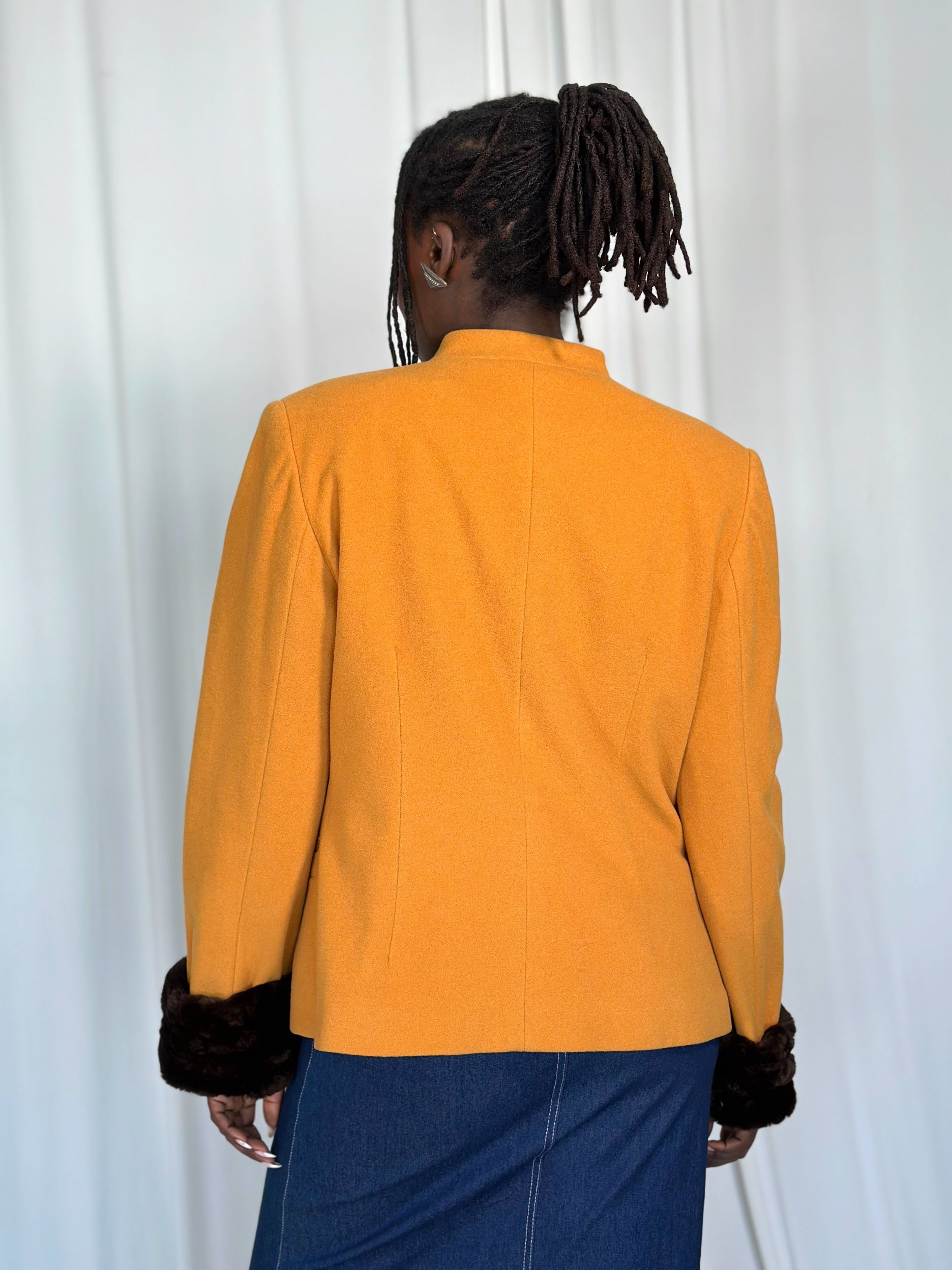 Mustard Vintage Blazer [L]