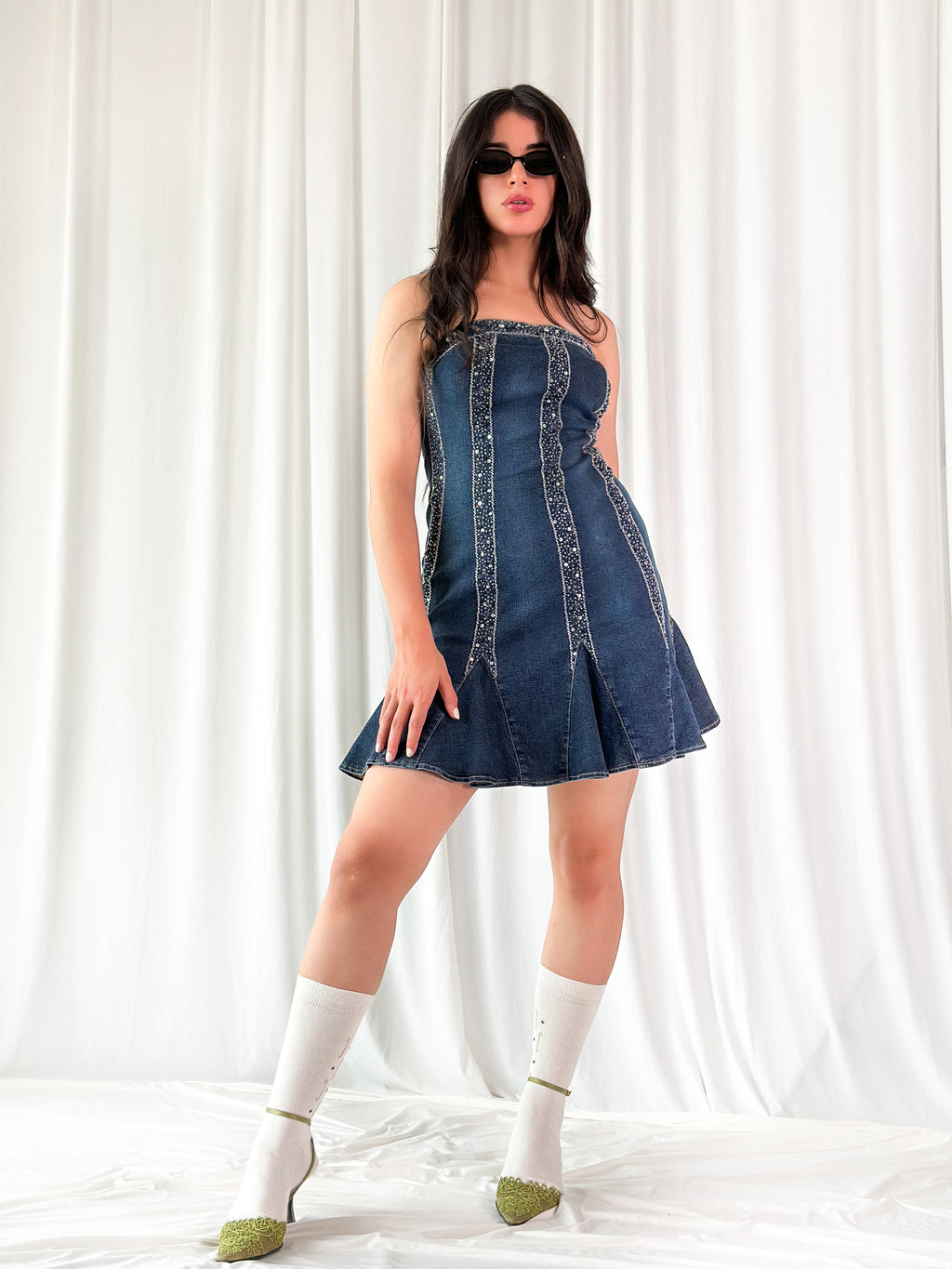 Y2K Denim Dress [38]